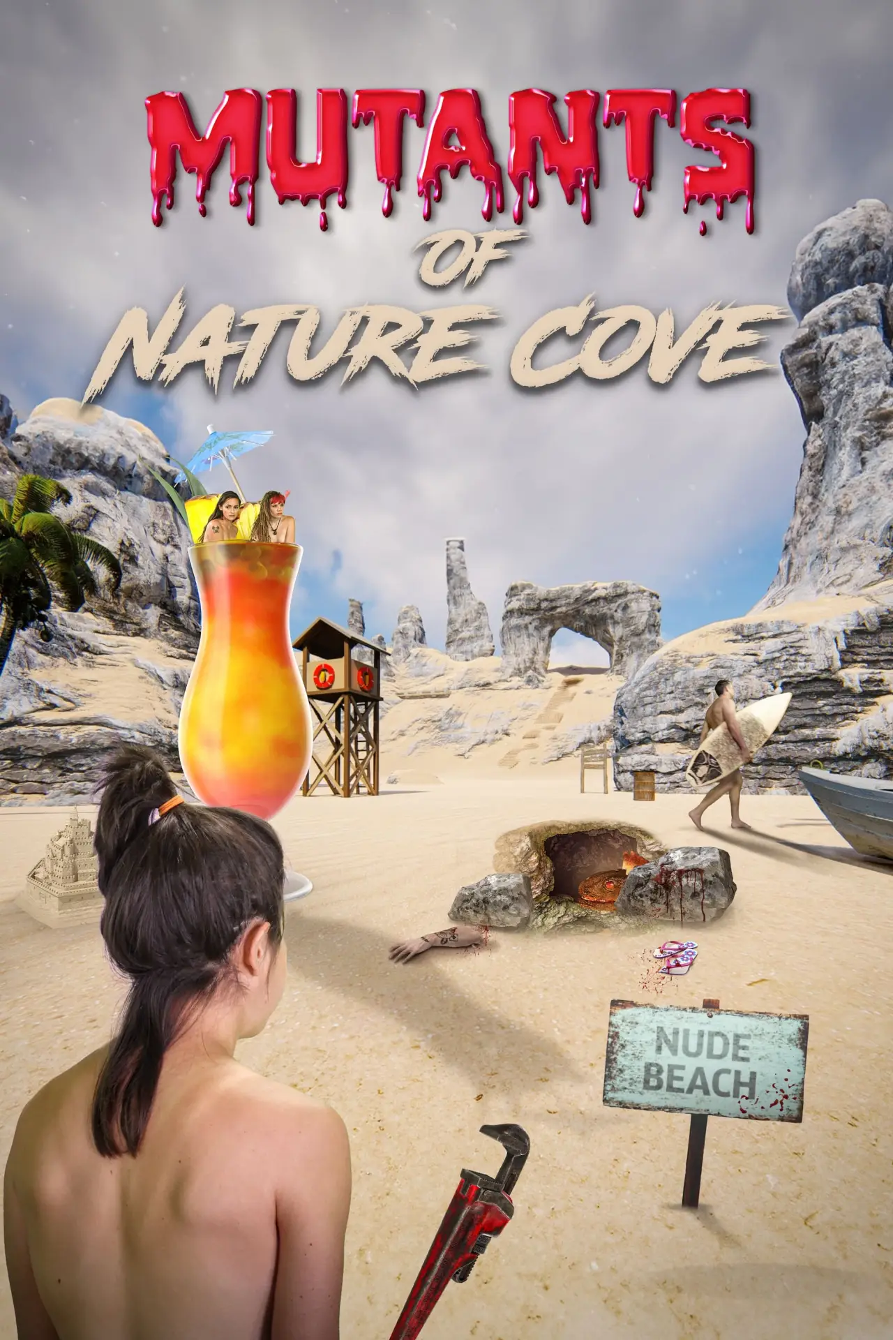 Plakat filmowy "Mutants of Nature Cove"