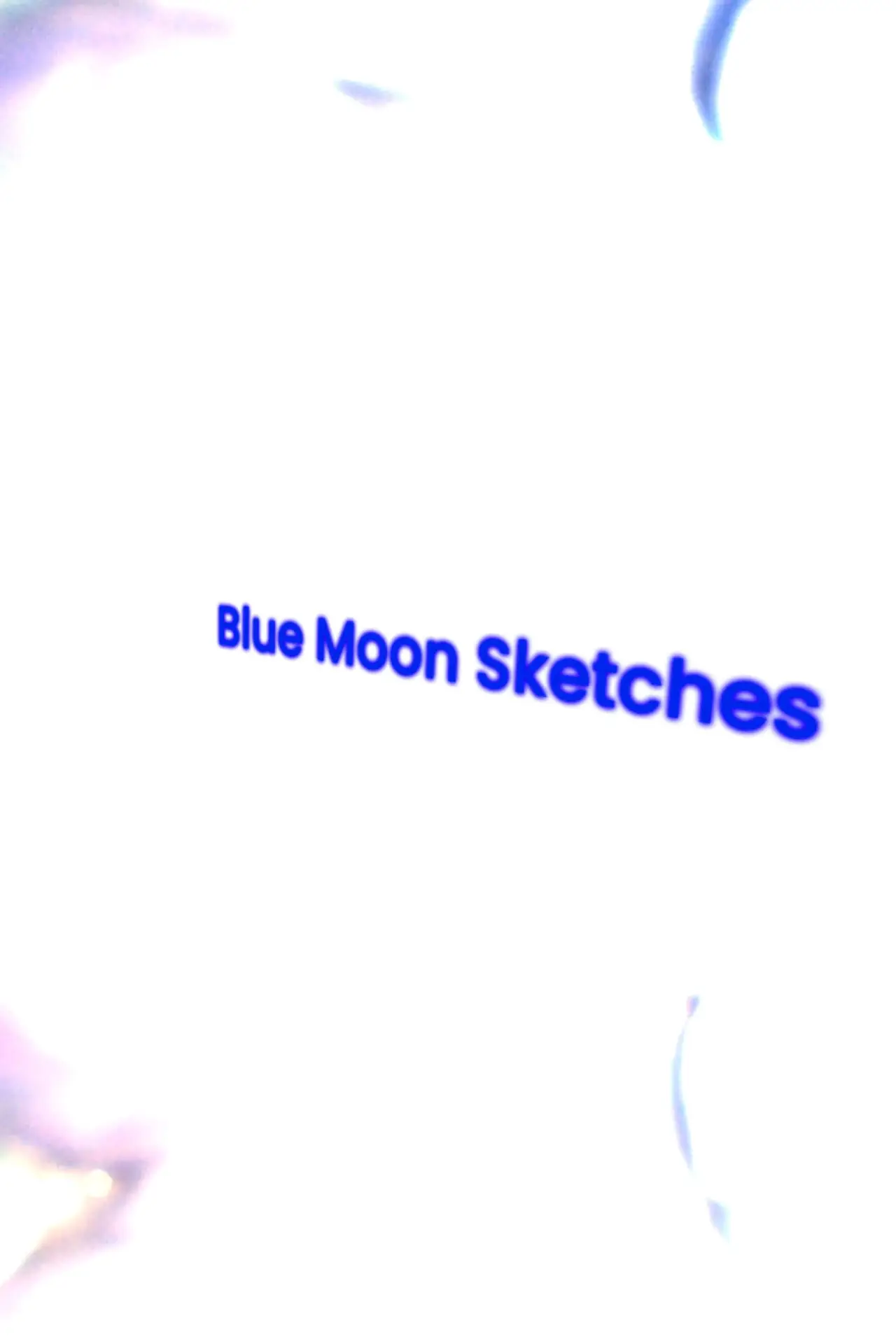 Plakat filmowy "Blue Moon Sketches"