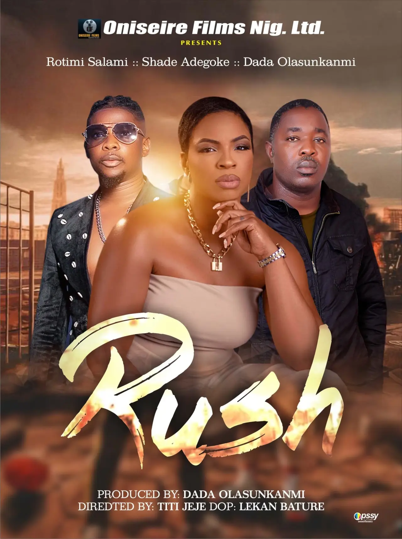 Plakat filmowy "Rush"