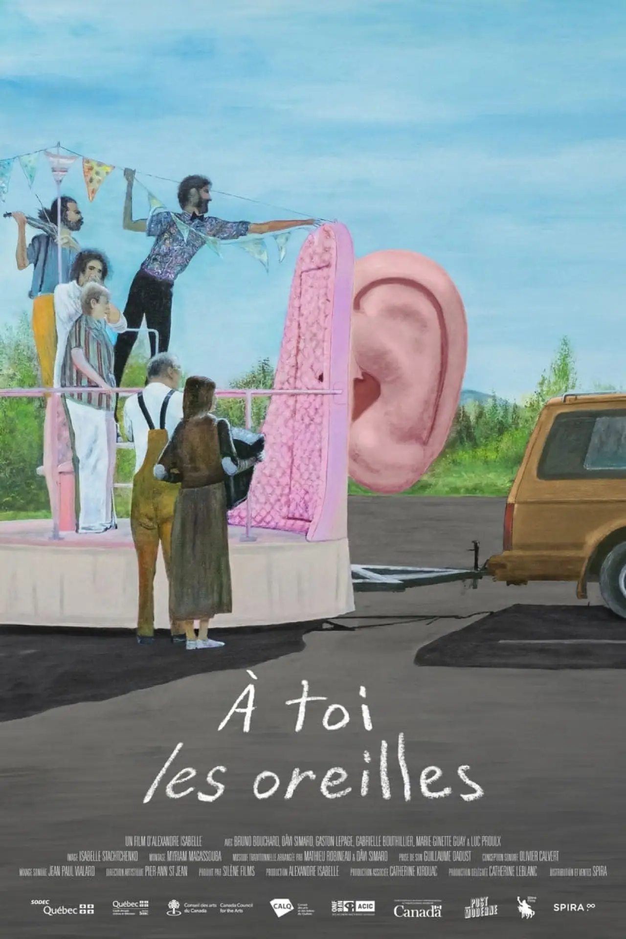 Plakat filmowy "À toi les oreilles"