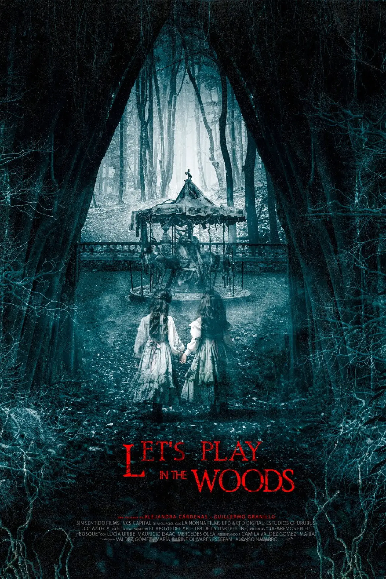 Plakat filmowy "Będziemy się bawić w lesie"