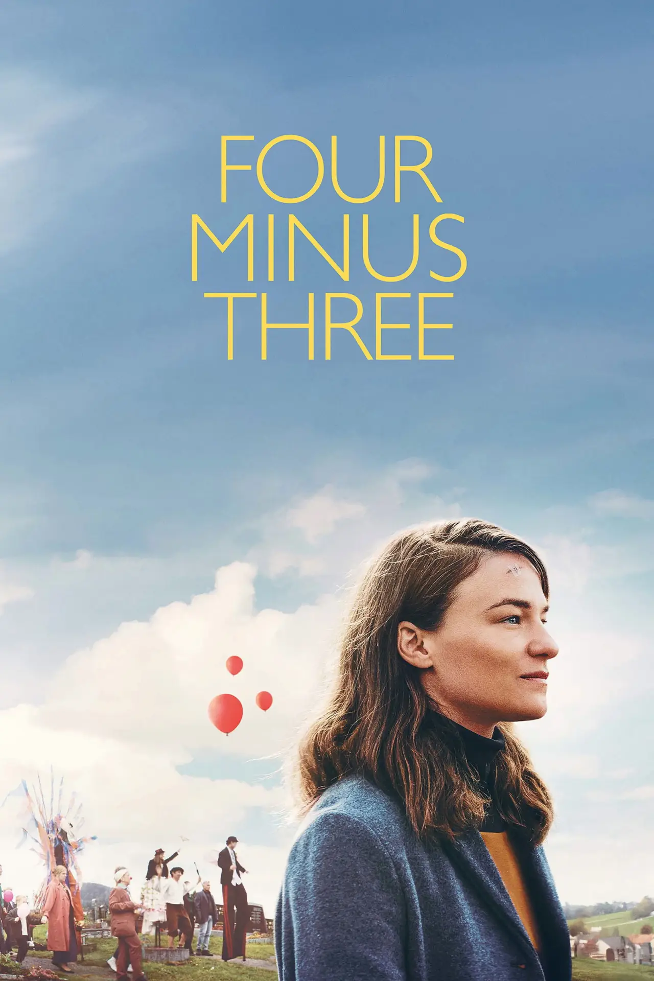 Plakat filmowy "Vier minus drei"