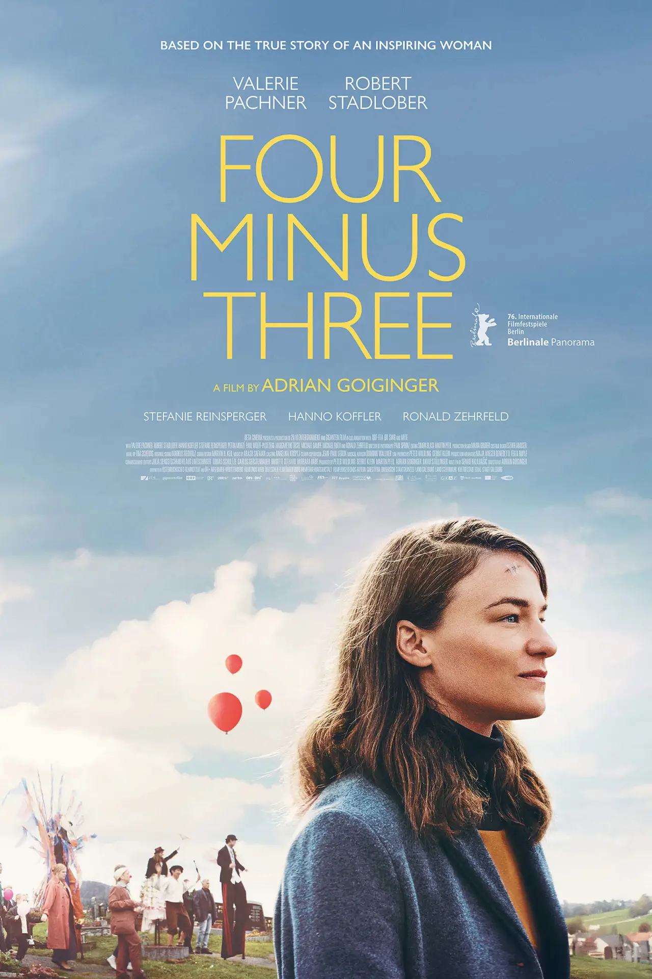 Plakat filmowy "Vier minus drei"
