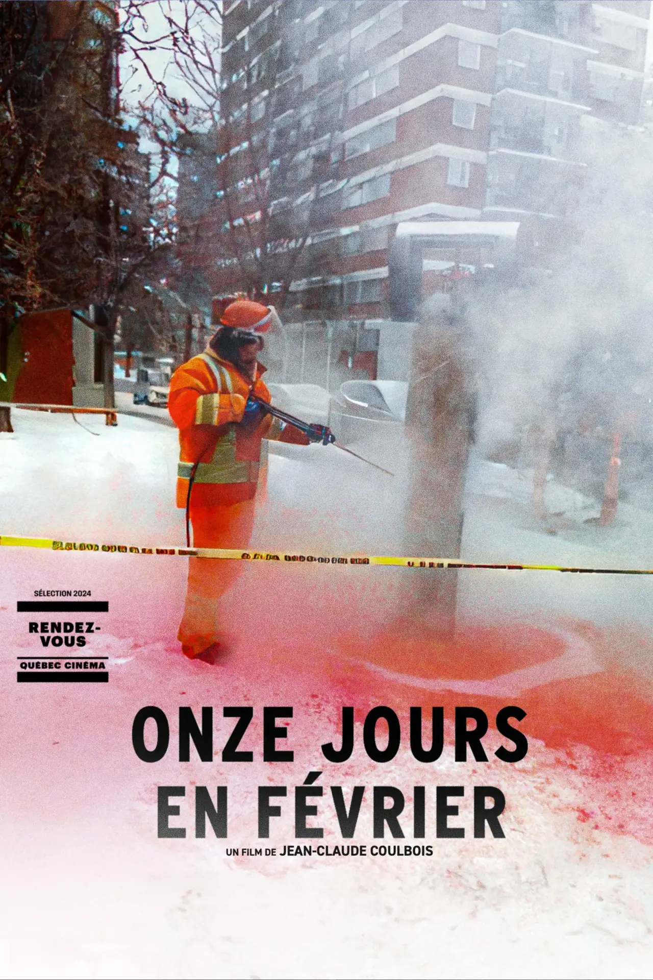 Plakat filmowy "Onze jours en février"