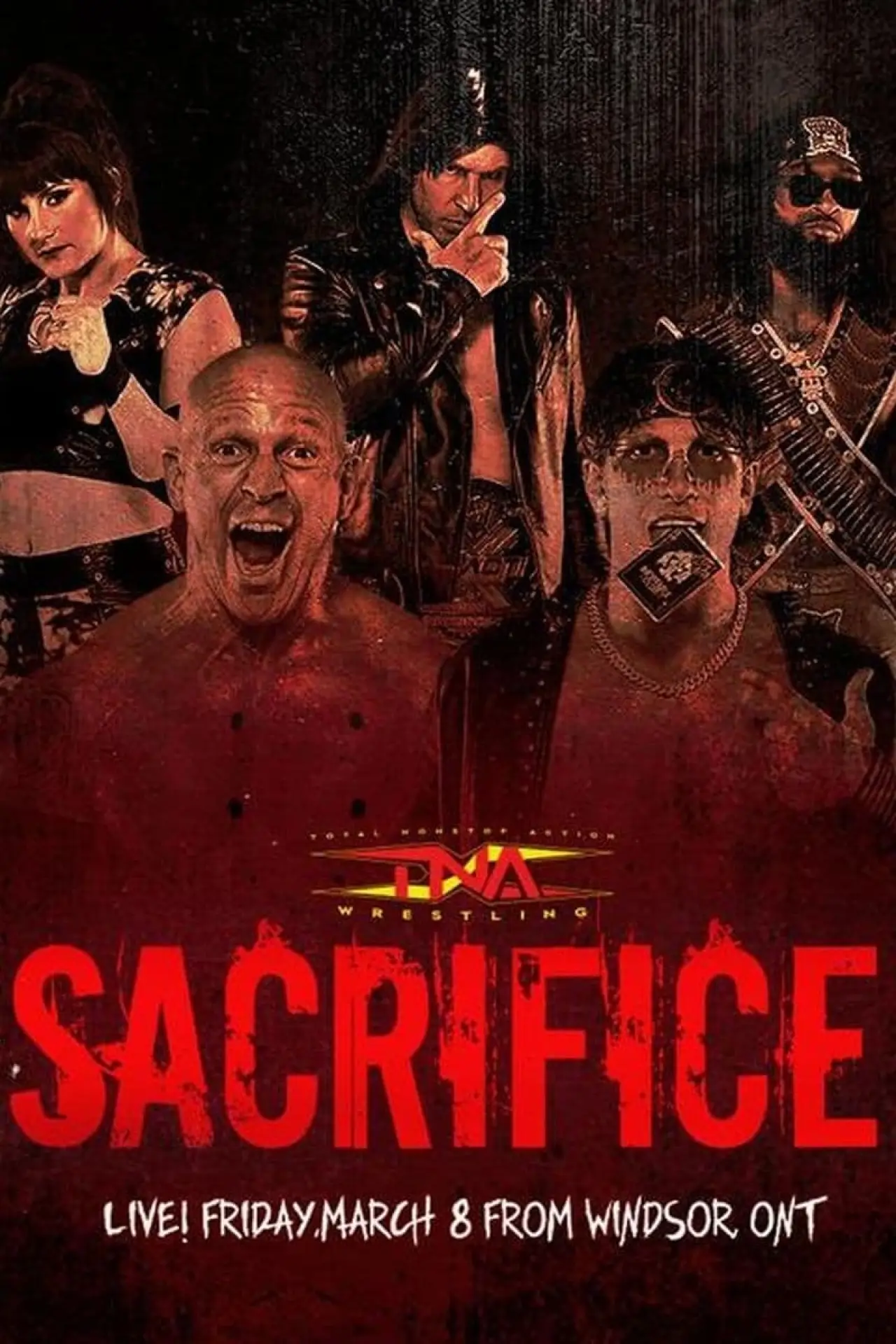 Plakat filmowy "TNA Sacrifice 2024"
