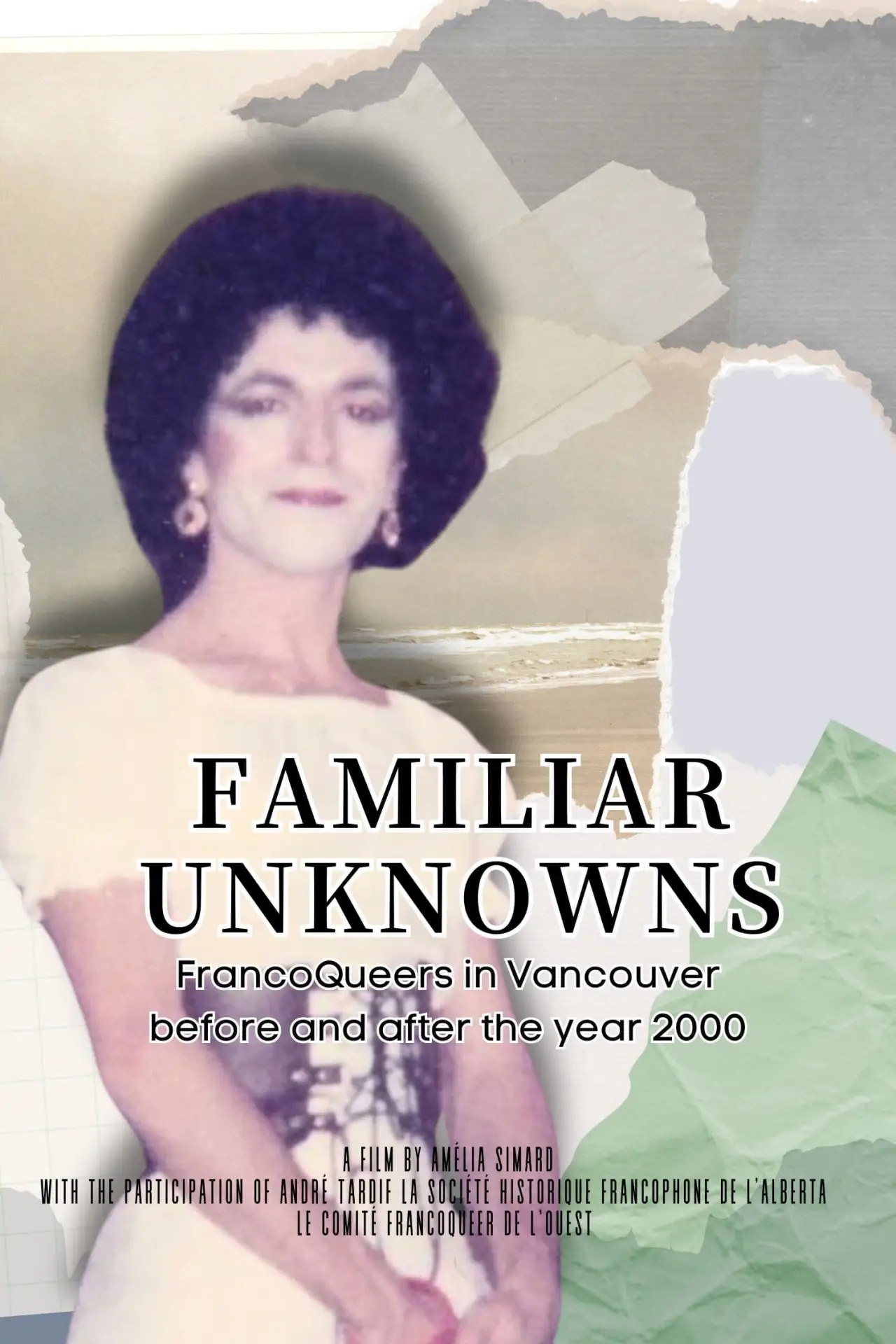 Plakat filmowy "Retrouvailles inconnues: Les francoqueers à Vancouver avant et après l