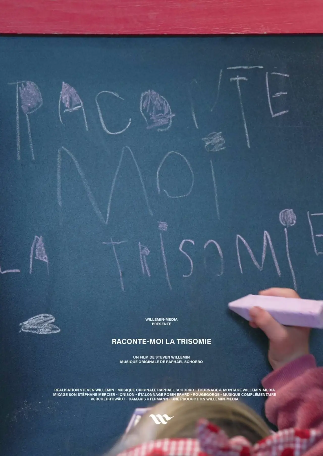 Plakat filmowy "Raconte-moi la trisomie"