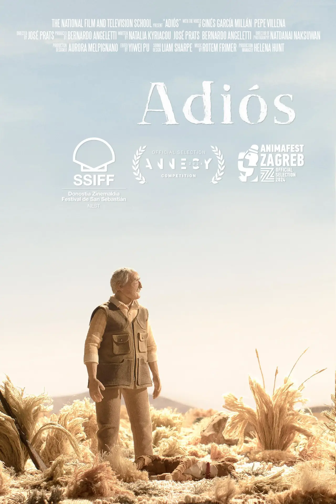 Plakat filmowy "Adiós"