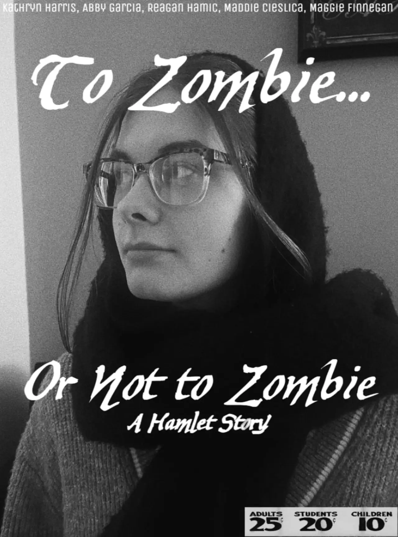 Plakat filmowy "To Zombie... Or Not to Zombie"