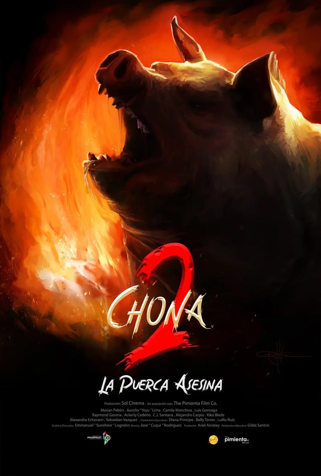 Plakat filmowy "Chona 2: La puerca asesina"