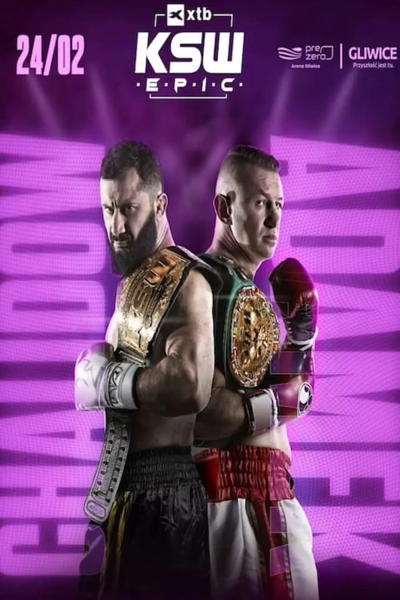Plakat filmowy "KSW Epic"