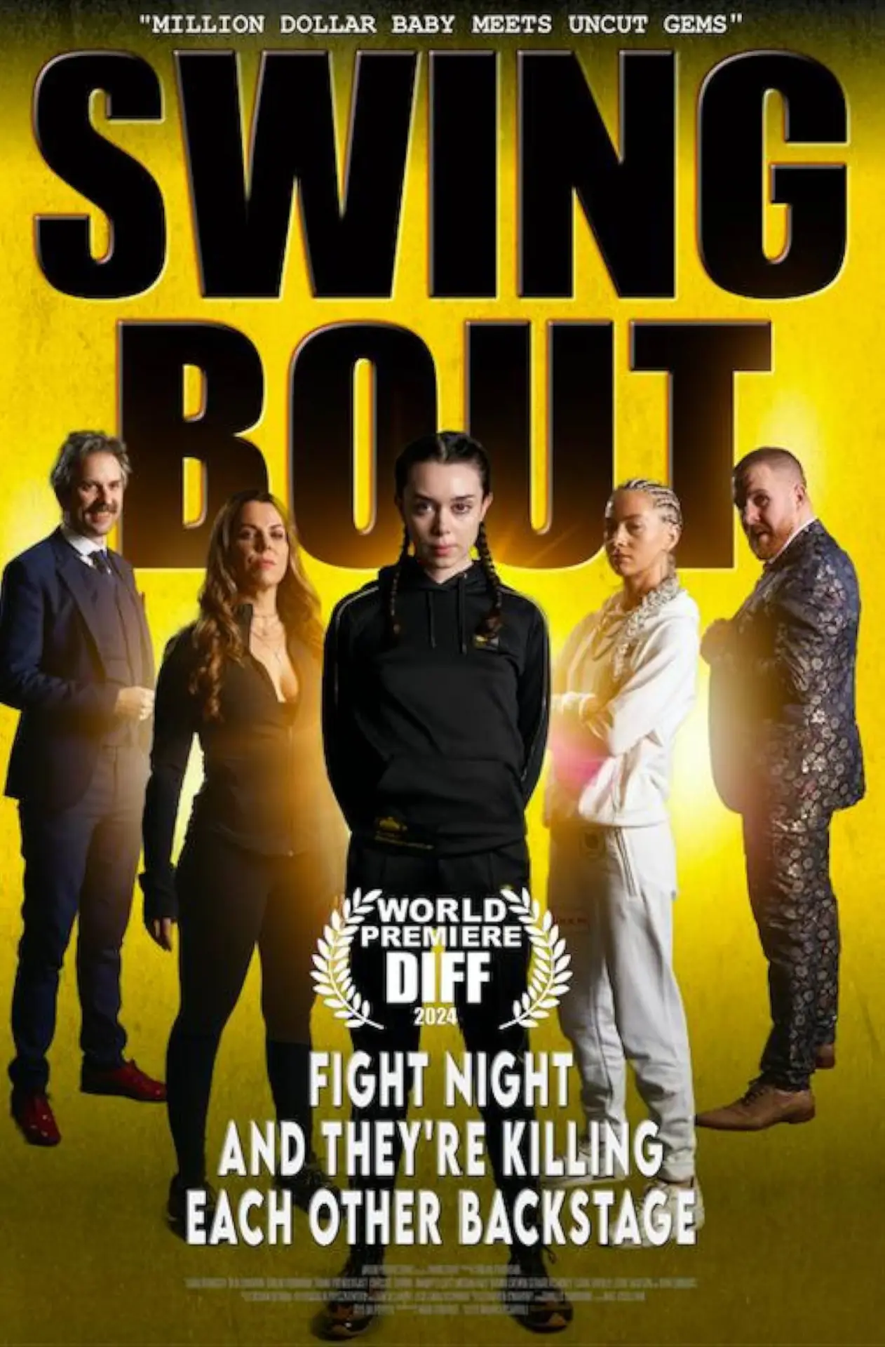 Plakat filmowy "Swing Bout"
