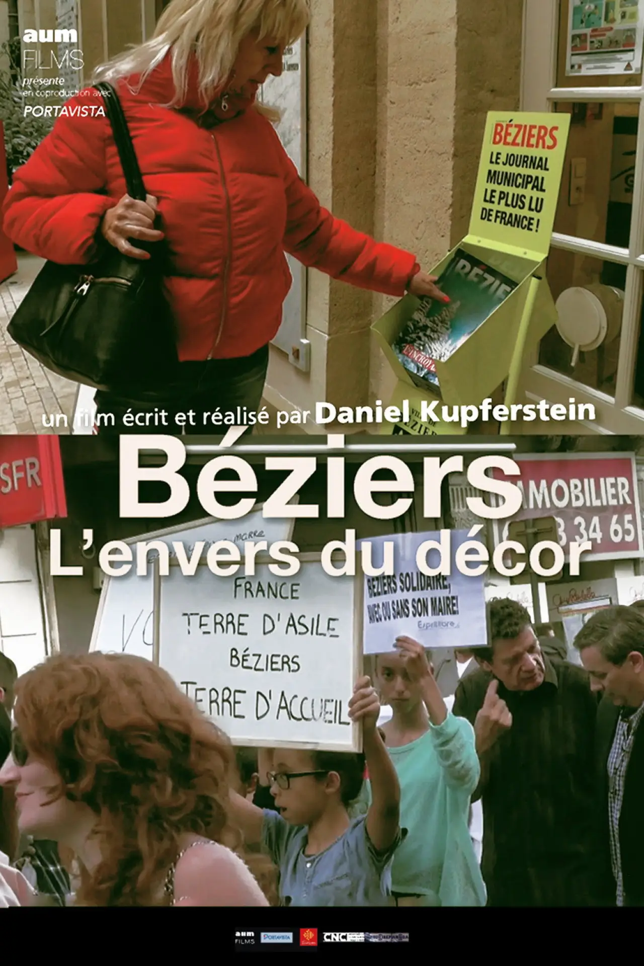 Plakat filmowy "Béziers, l’envers du décor"