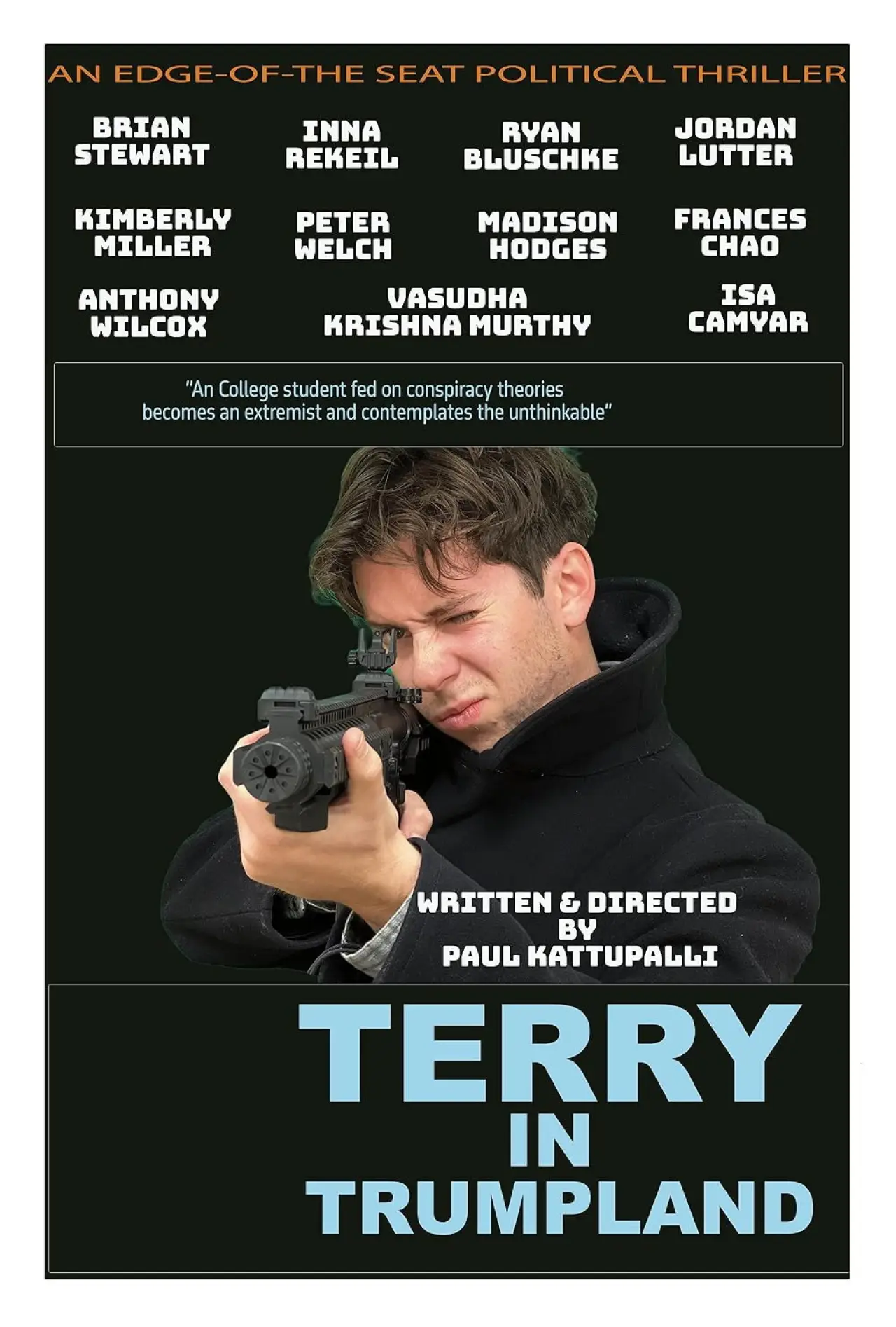 Plakat filmowy "Clash in the College Part 2: Terry in Trumpland"