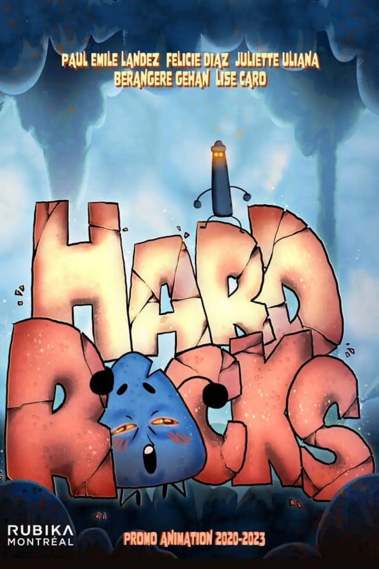 Plakat filmowy "Hardrocks"