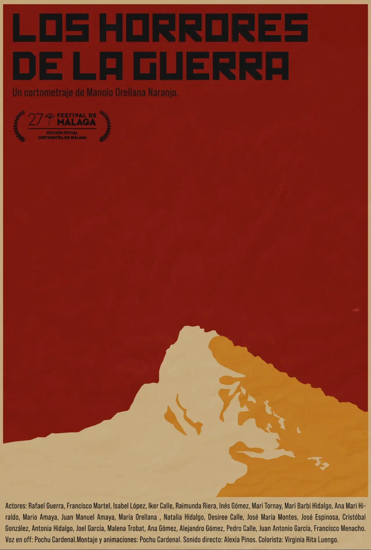 Plakat filmowy "Los horrores de la guerra"