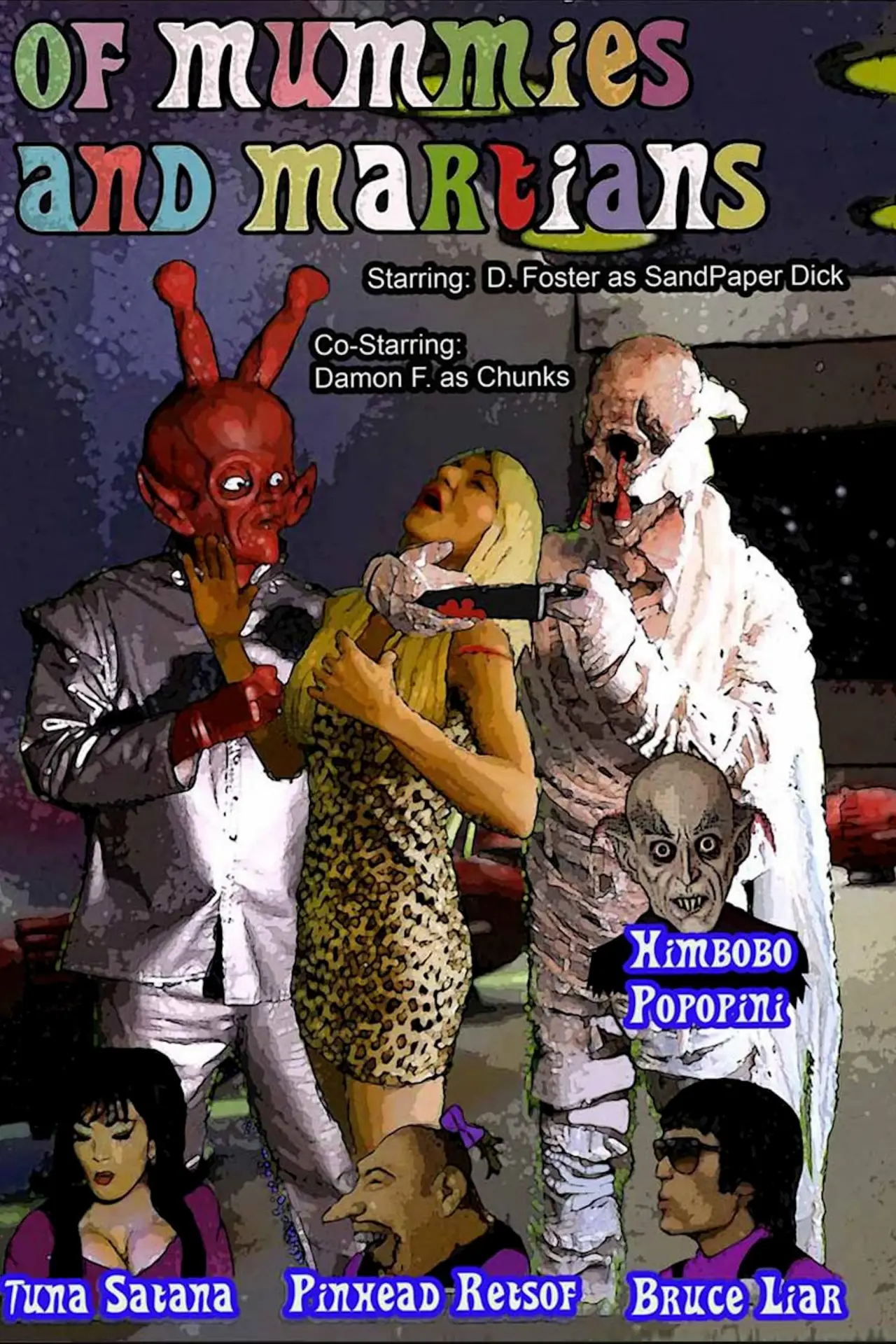 Plakat filmowy "Of Mummies and Martians"