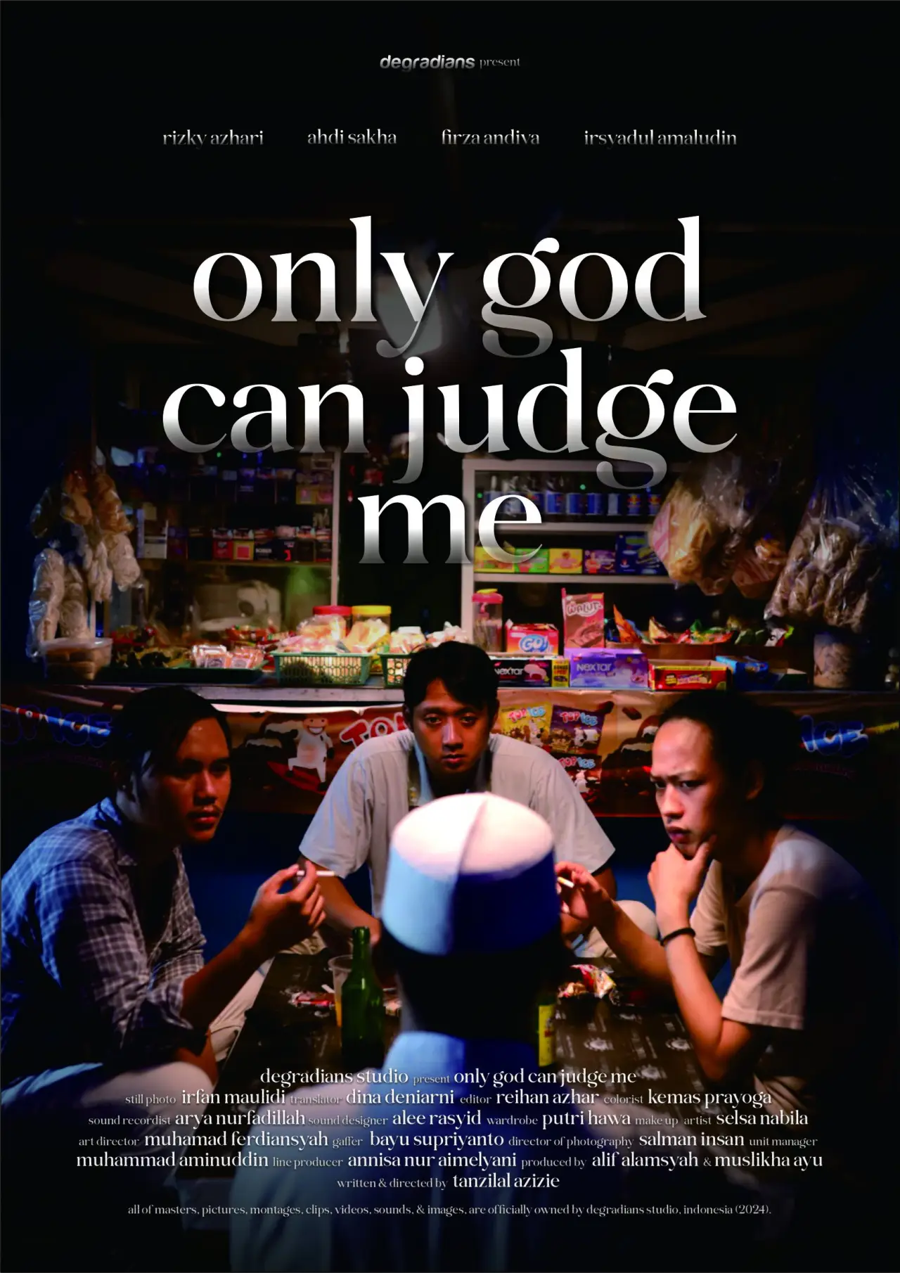 Plakat filmowy "Only God Can Judge Me"