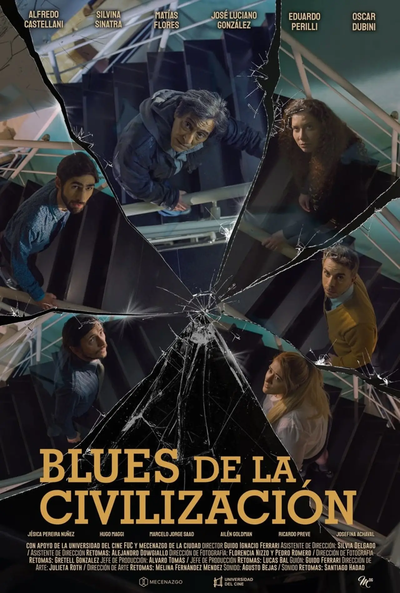 Plakat filmowy "Blues de la civilización"