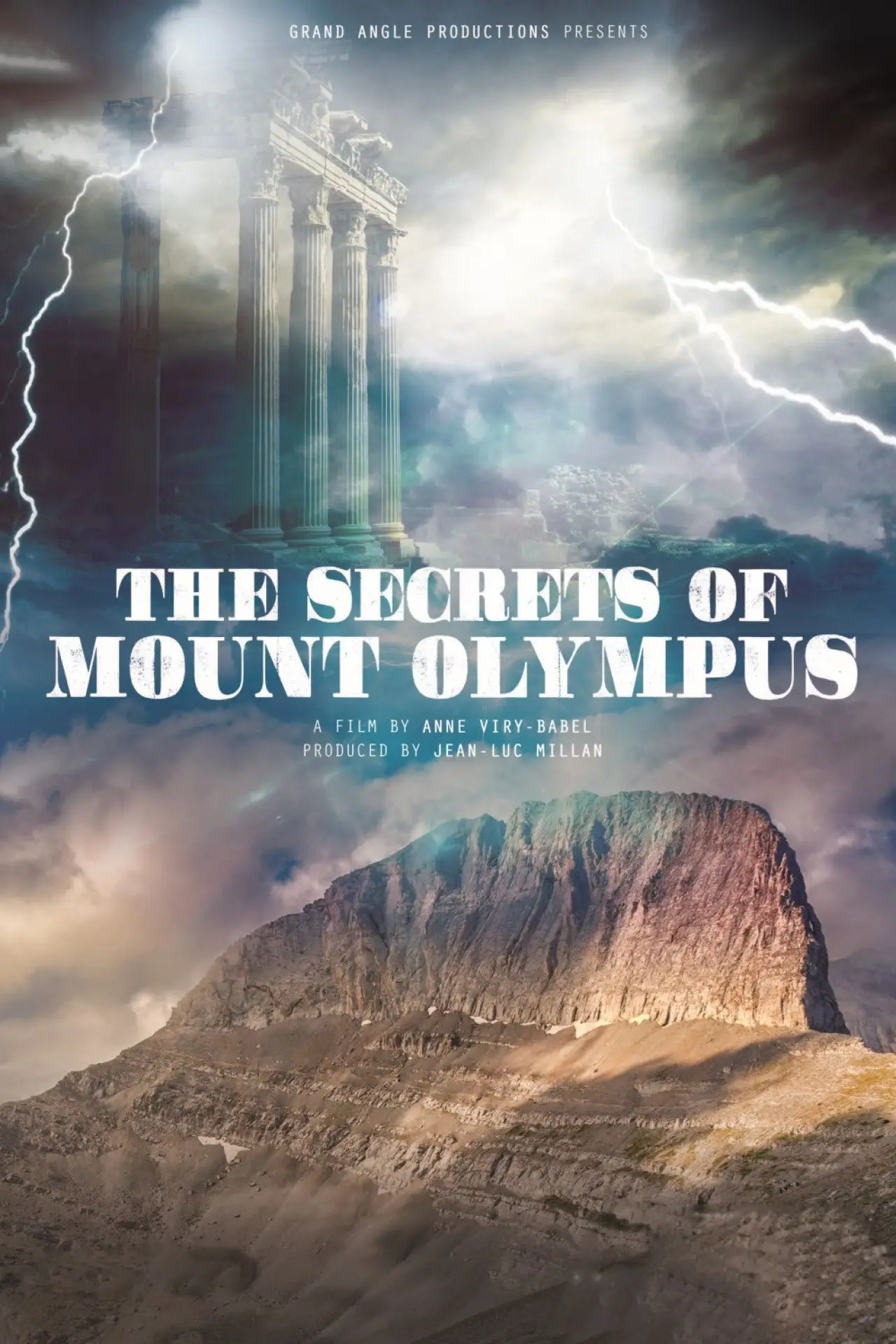 Plakat filmowy "Les secrets du mont Olympe"