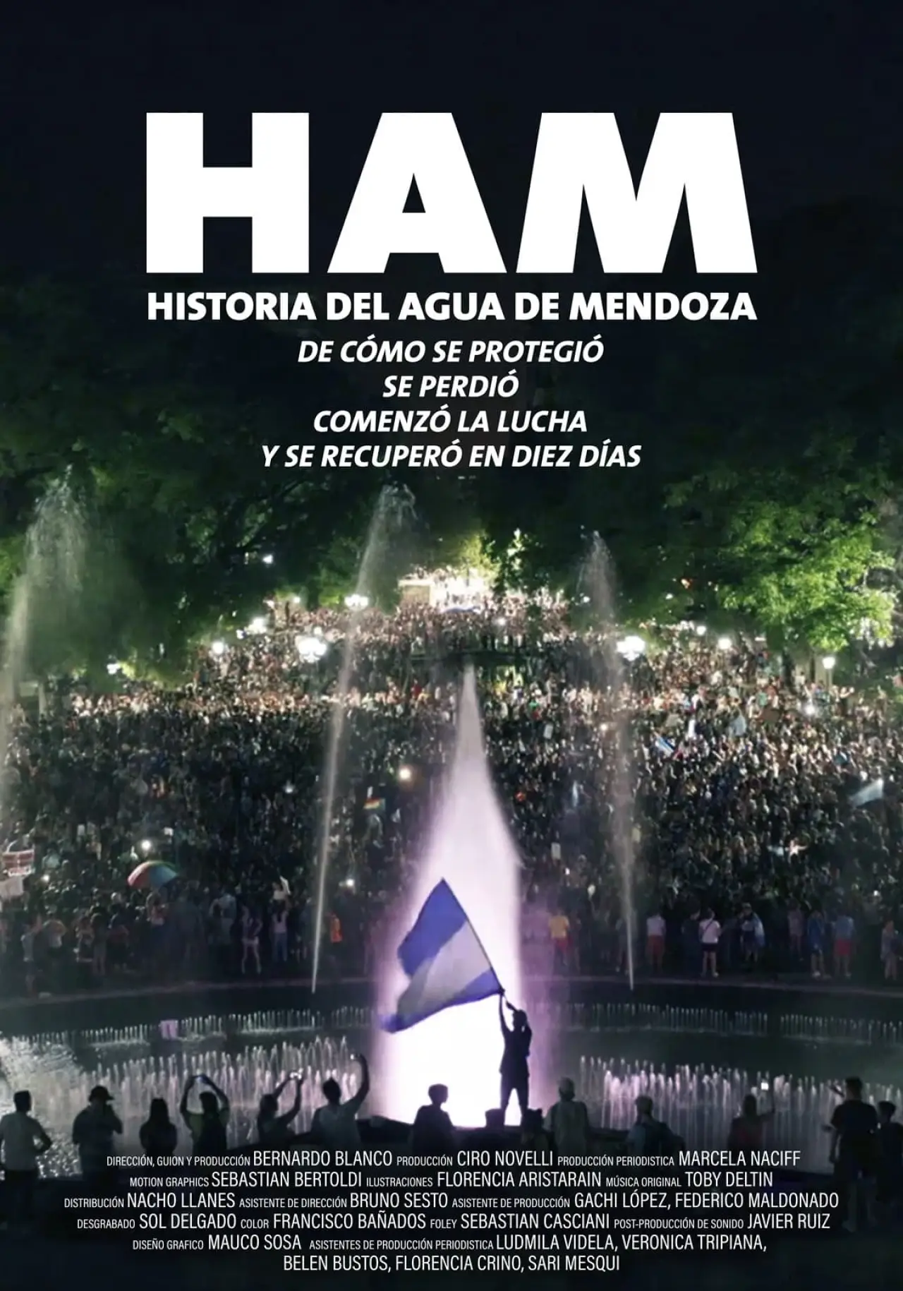Plakat filmowy "HAM: Historia del agua de Mendoza"