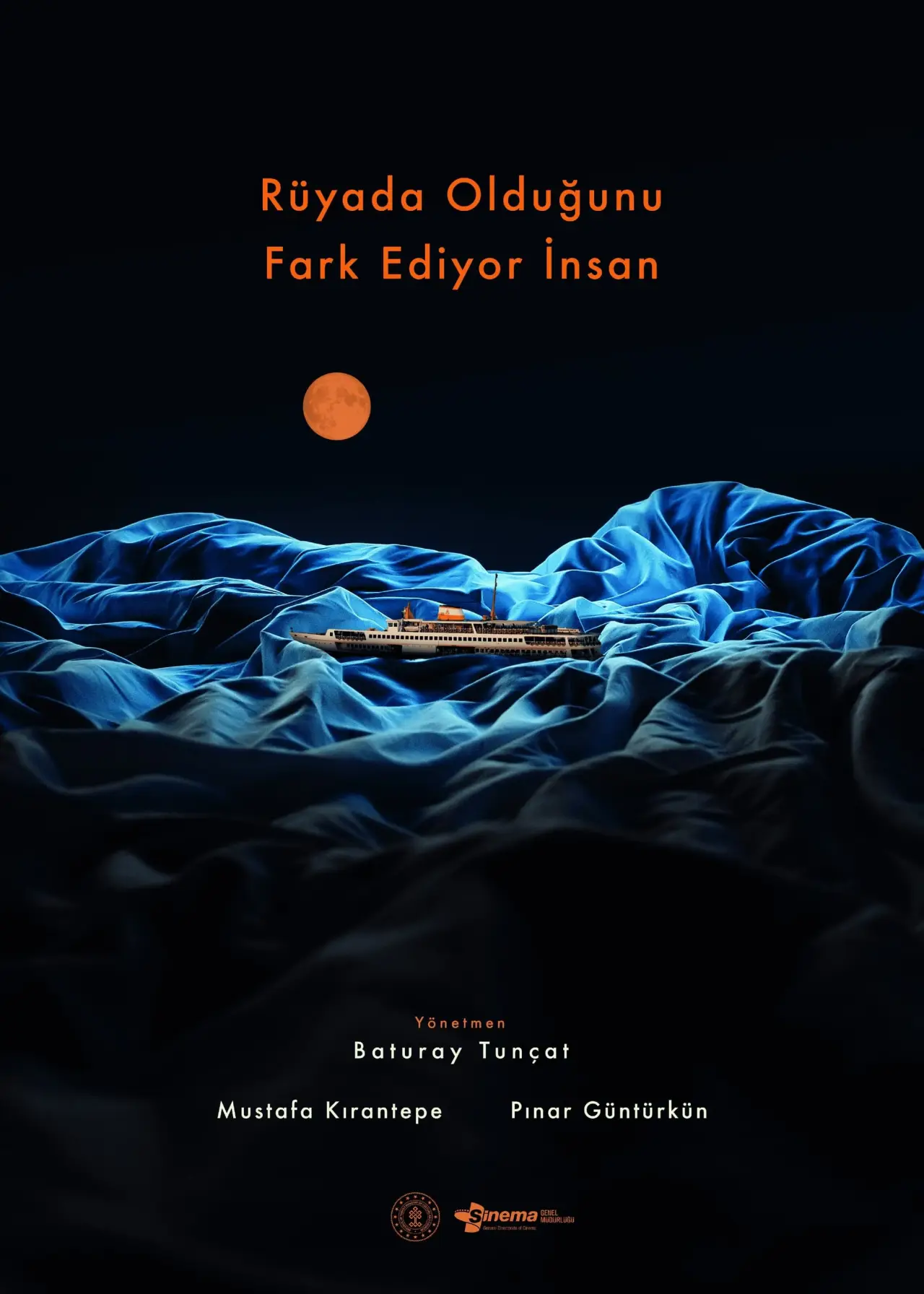 Plakat filmowy "Rüyada Olduğunu Fark Ediyor İnsan"