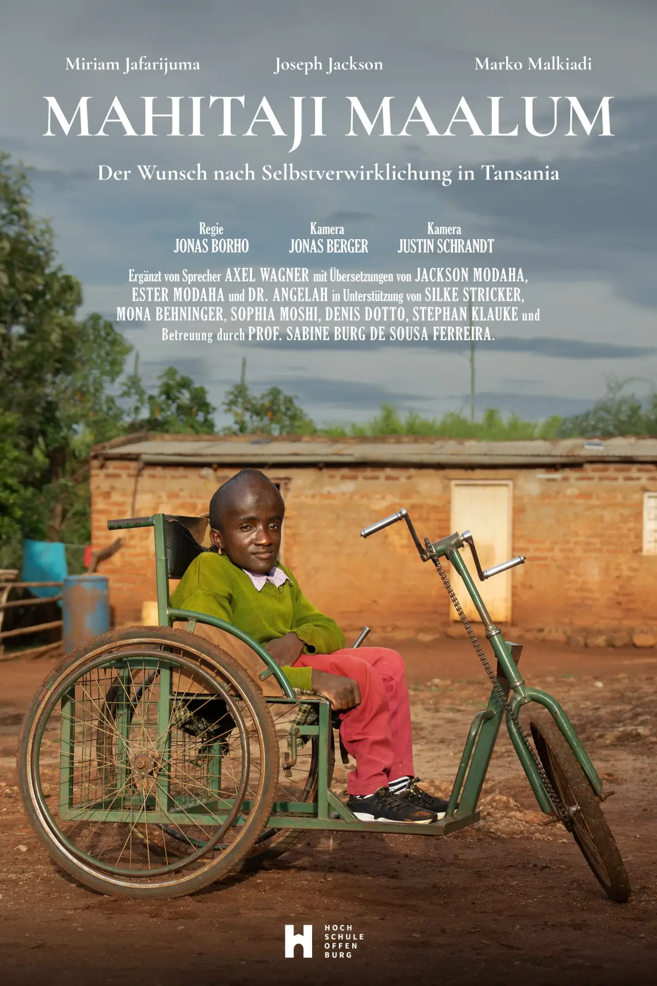 Plakat filmowy "Mahitaji Maalum - Der Wunsch nach Selbstverwirklichung in Tansania"