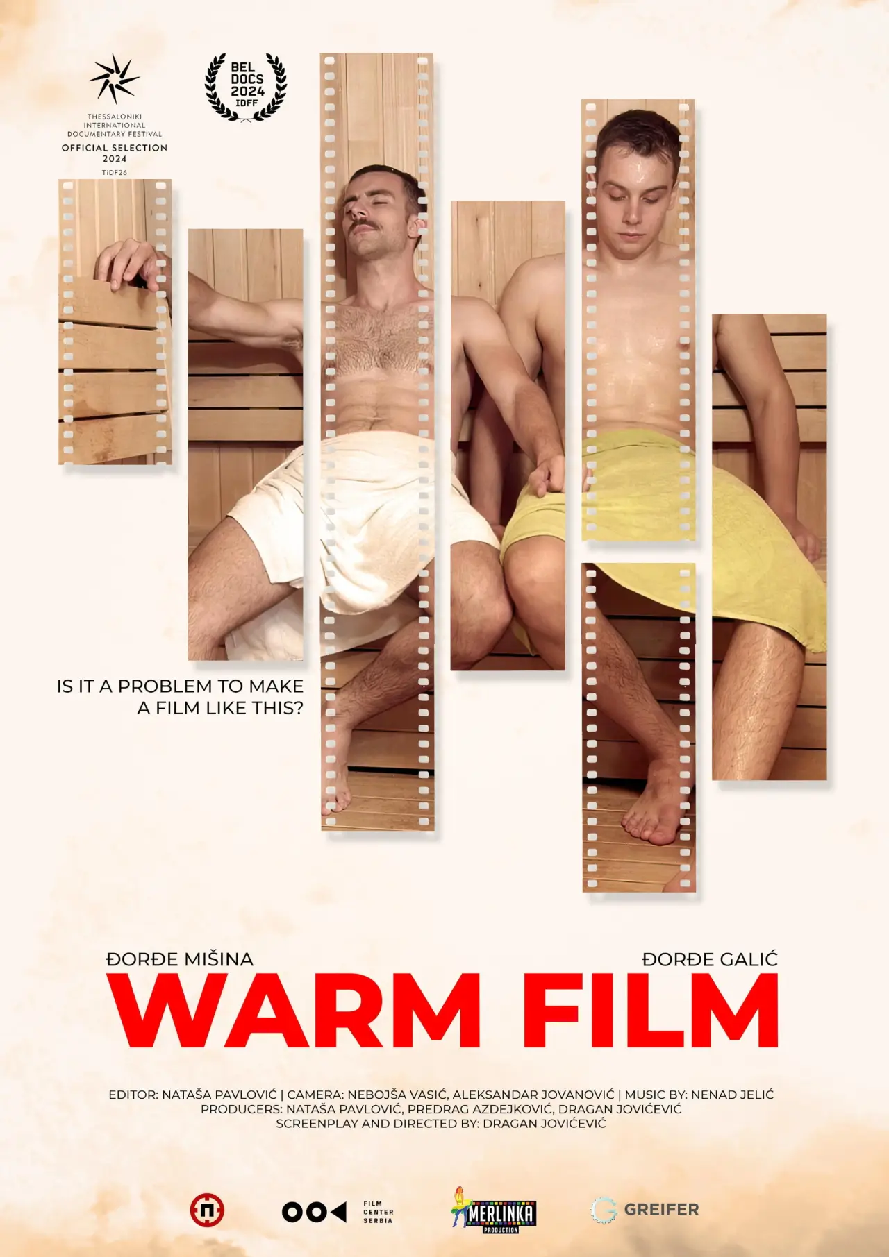 Plakat filmowy "Topli film"