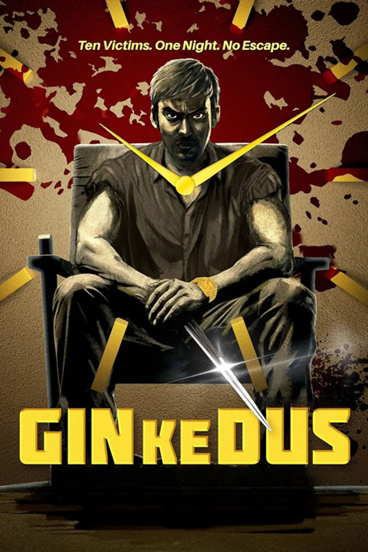 Plakat filmowy "गिन के दस"