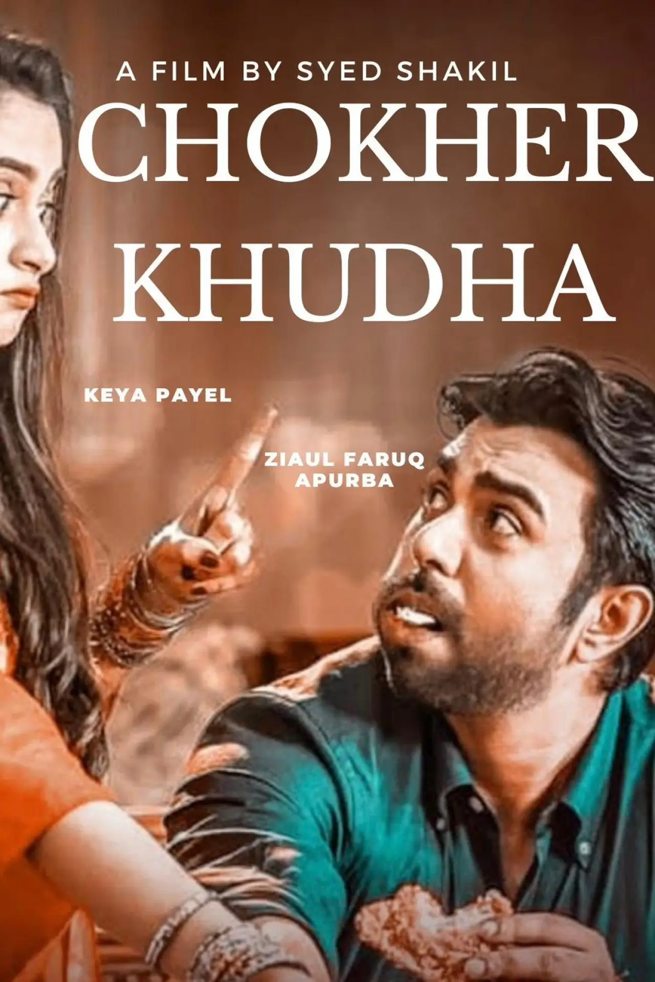 Plakat filmowy "Chokher Khudha"