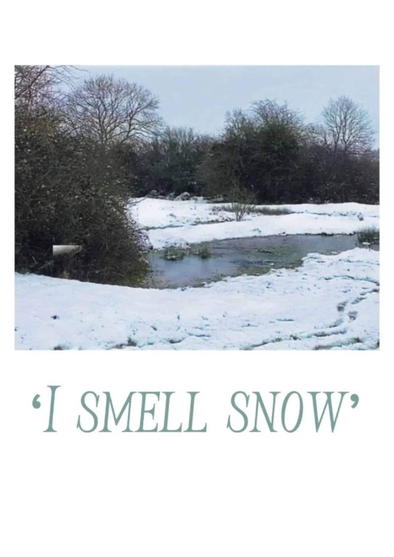Plakat filmowy "‘I smell snow’"