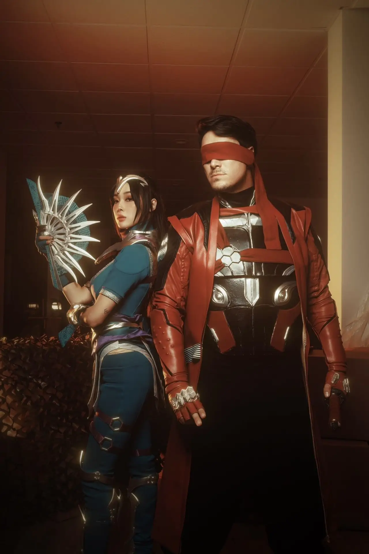 Plakat filmowy "Kenshi V Kitana: Battle of The Realms"