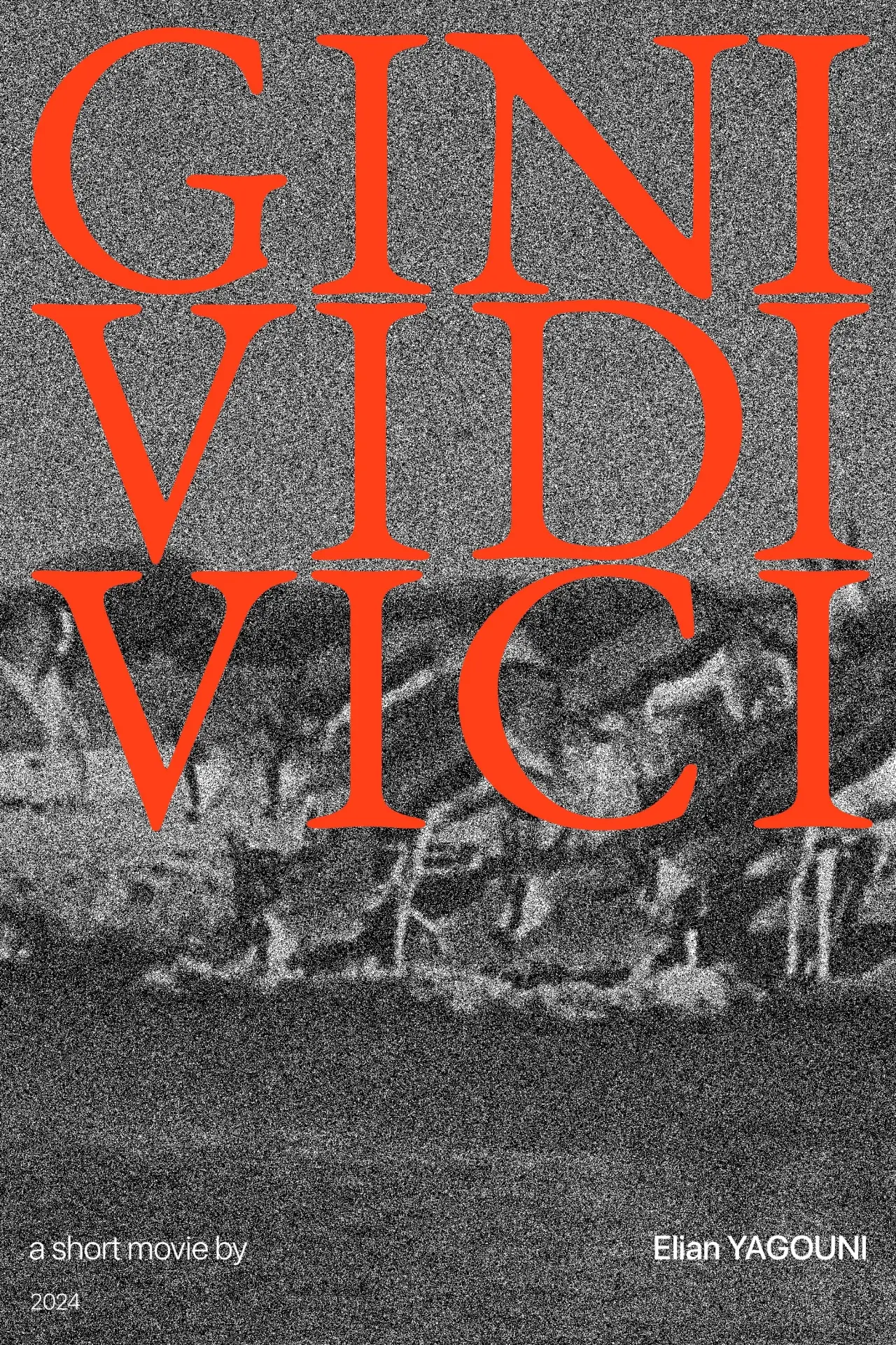 Plakat filmowy "GINI VIDI VICI"