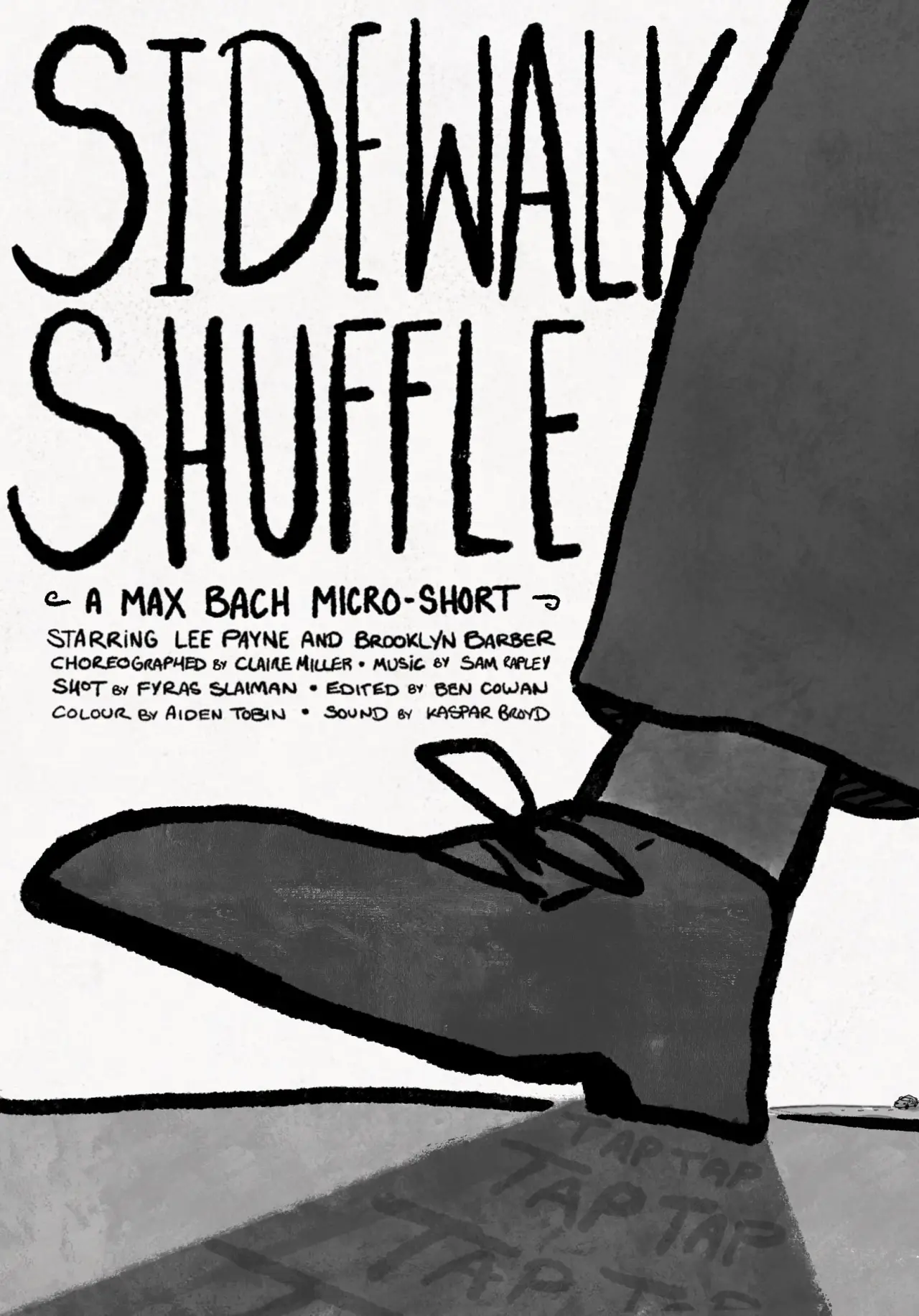 Plakat filmowy "Sidewalk Shuffle"
