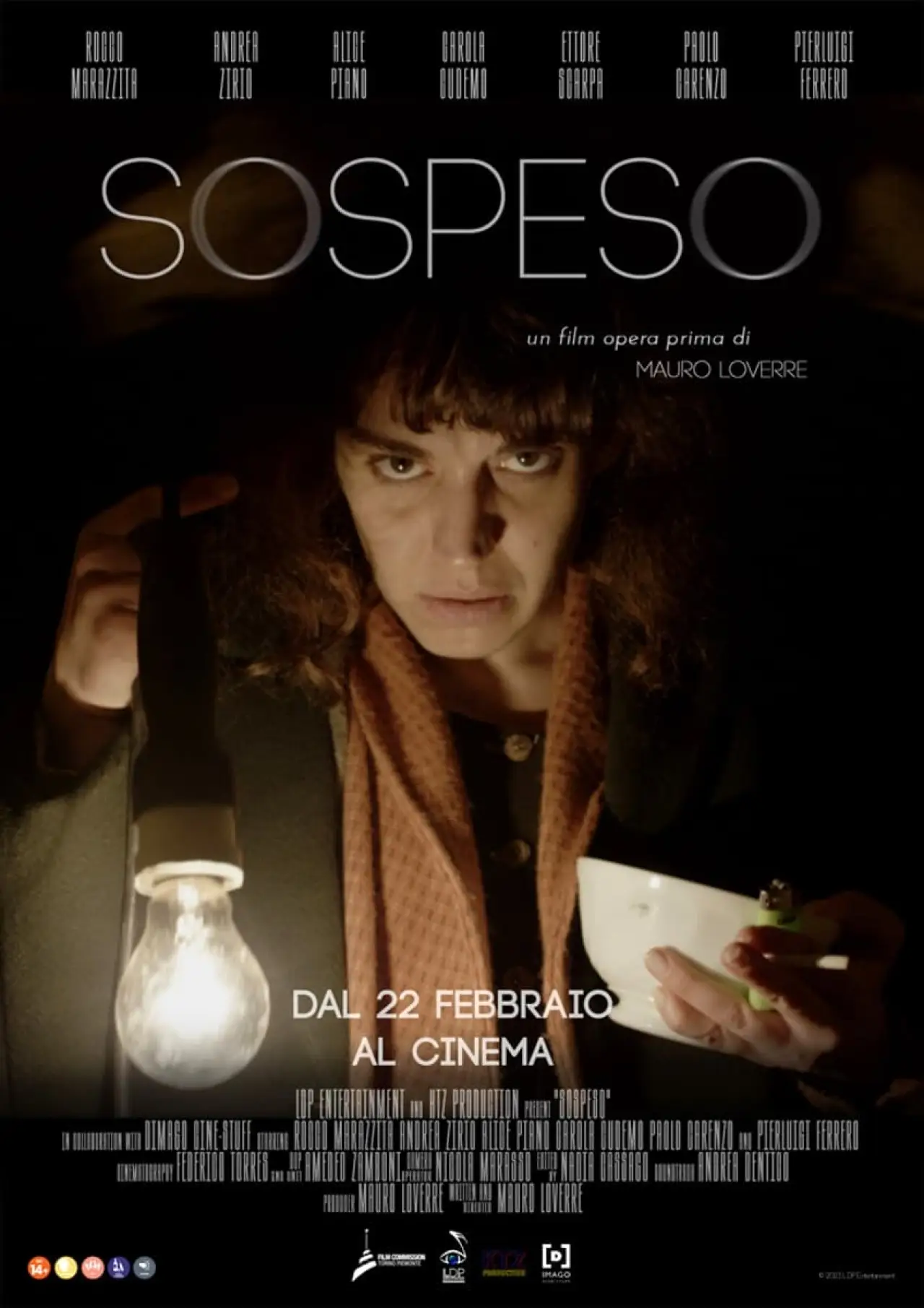 Plakat filmowy "Sospeso"