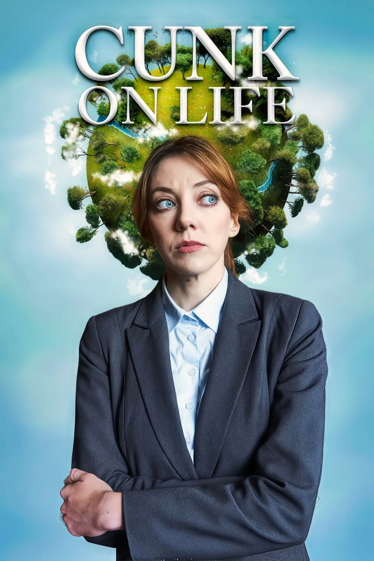 Plakat filmowy "Życie oczami Cunk"