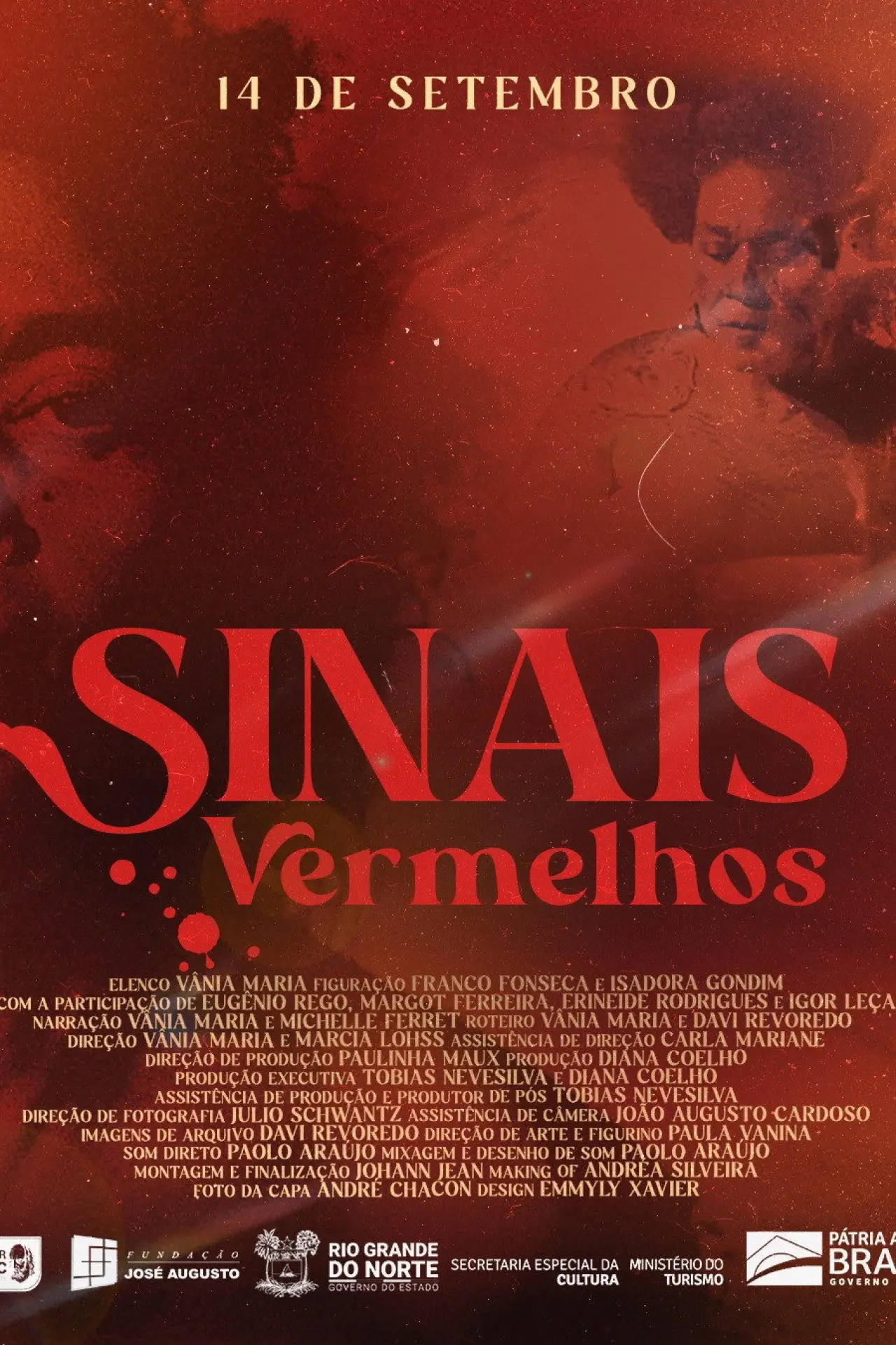 Plakat filmowy "Sinais Vermelhos"