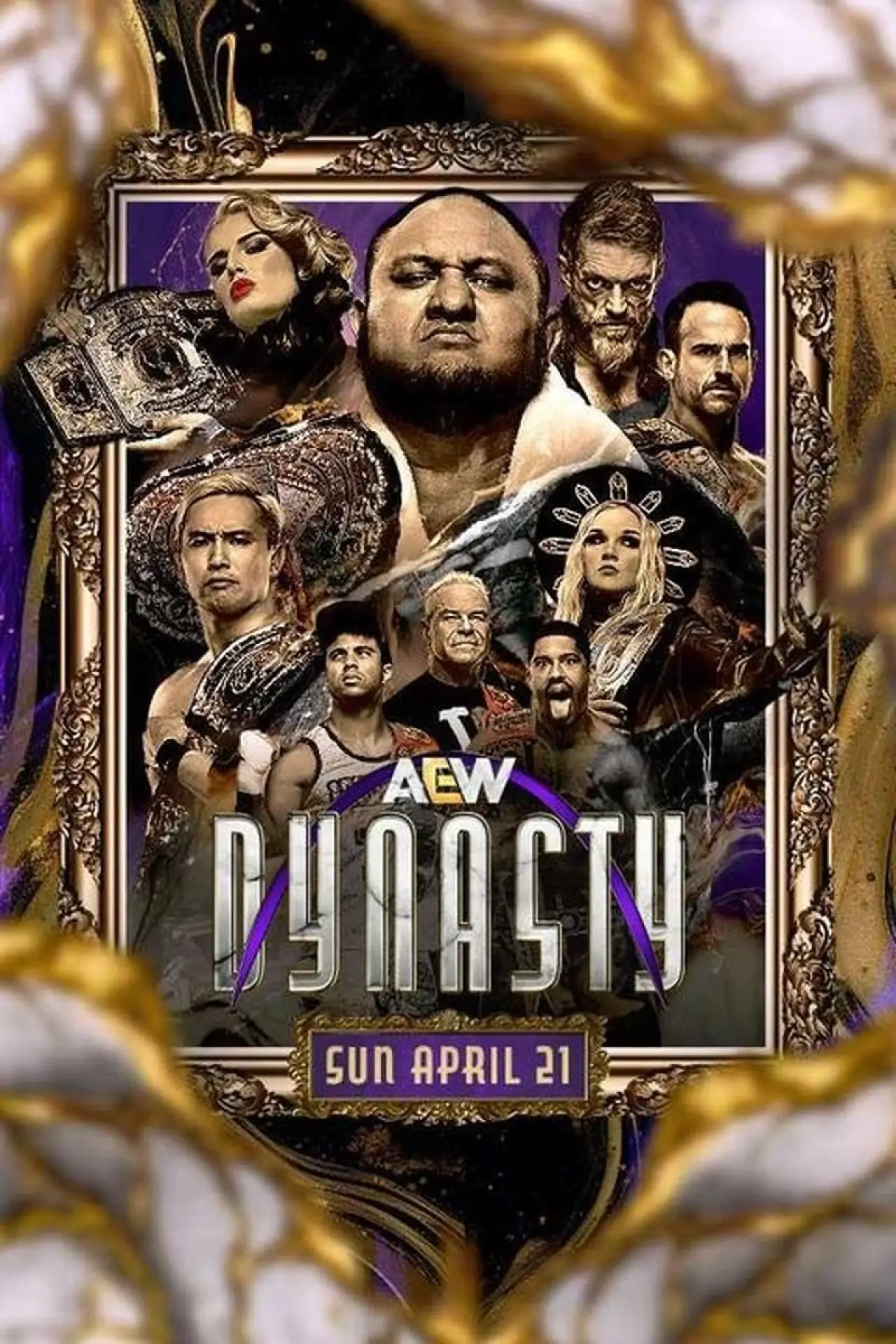 Plakat filmowy "AEW Dynasty 2024"