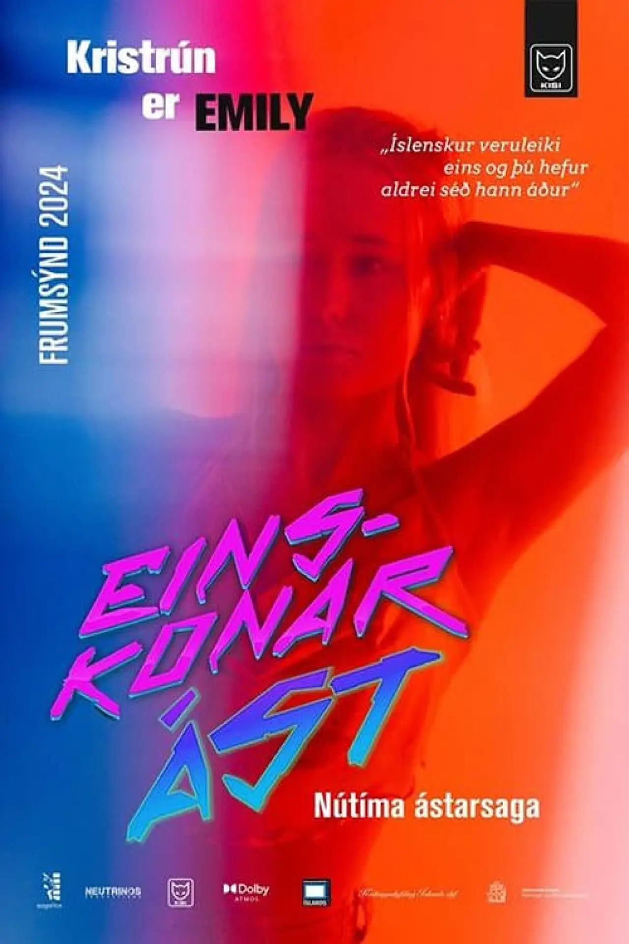Plakat filmowy "Einskonar Ást"