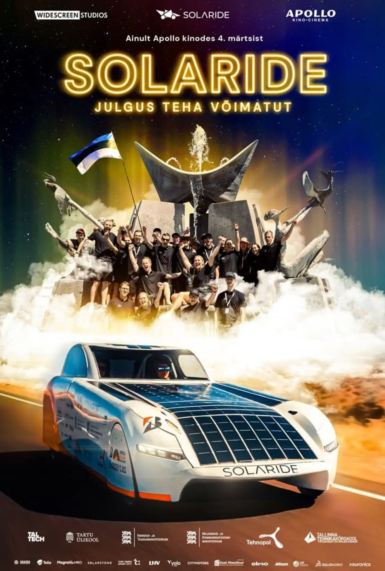 Plakat filmowy "Solaride. Julgus teha võimatut"