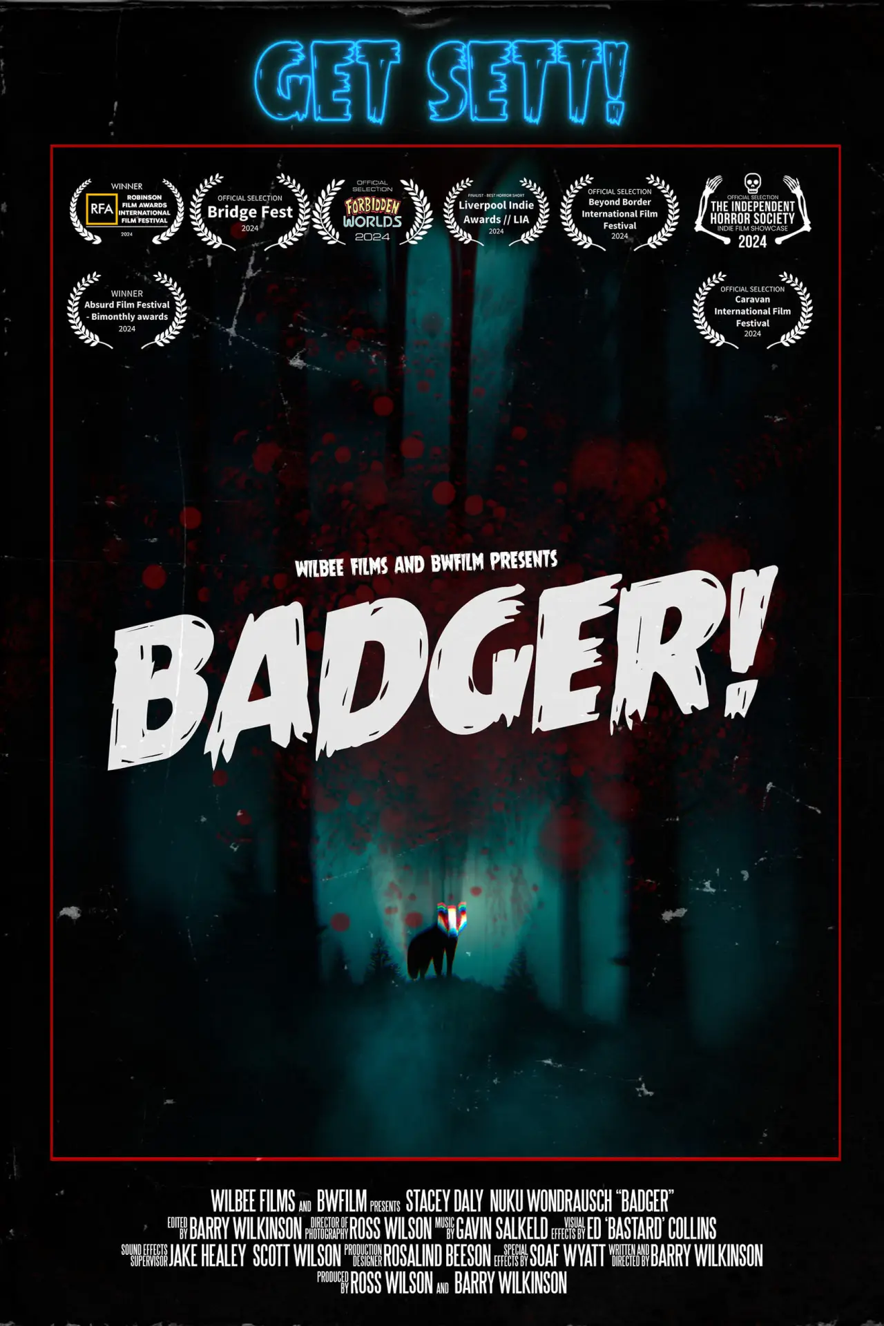 Plakat filmowy "Badger!"