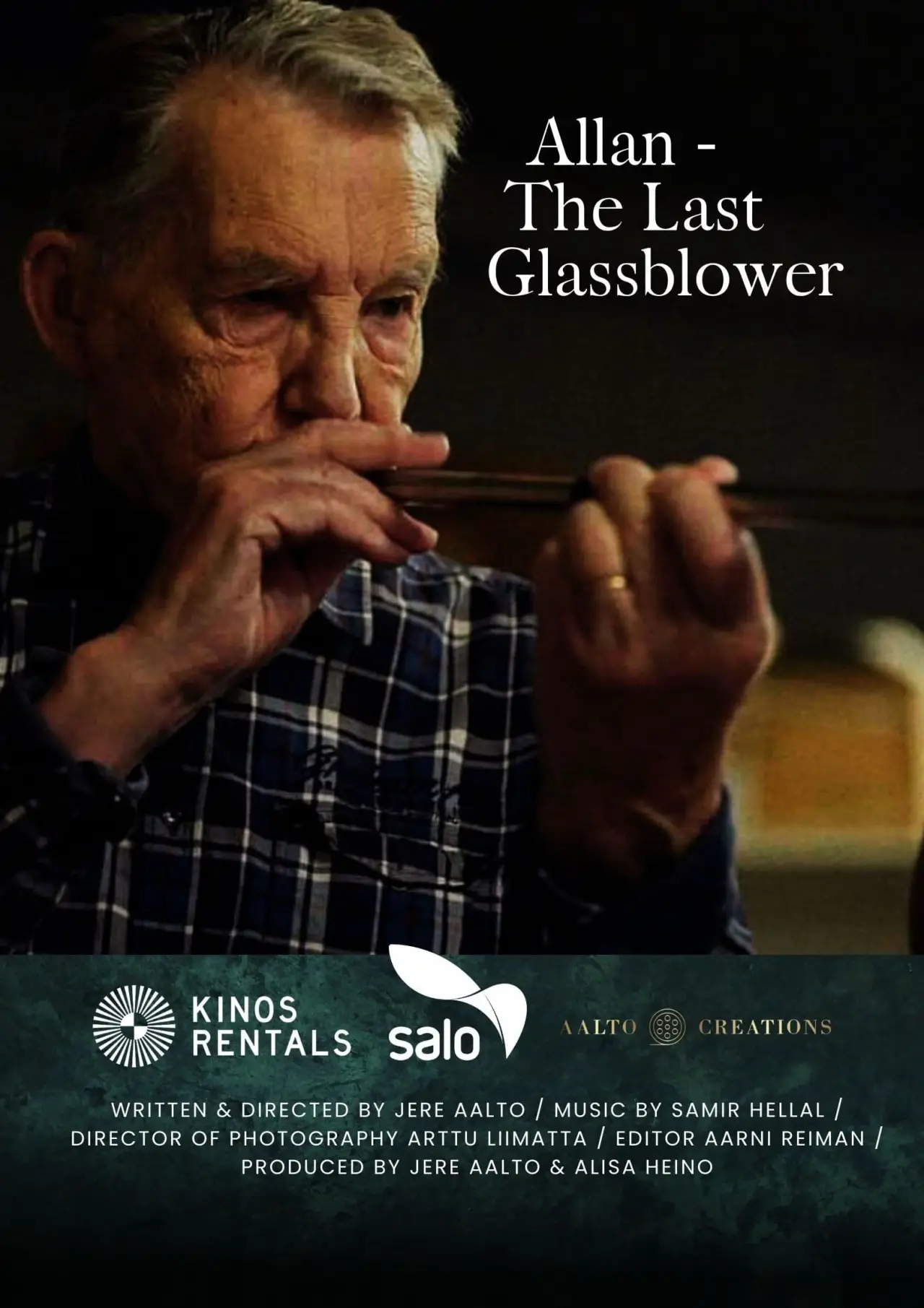 Plakat filmowy "Allan - Viimeinen lasinpuhaltaja"