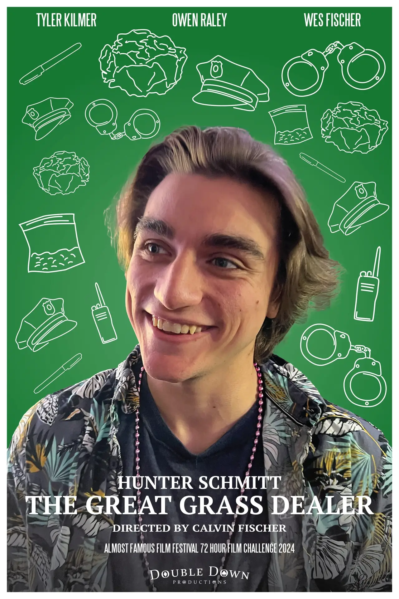 Plakat filmowy "Hunter Schmitt: The Great Grass Dealer"