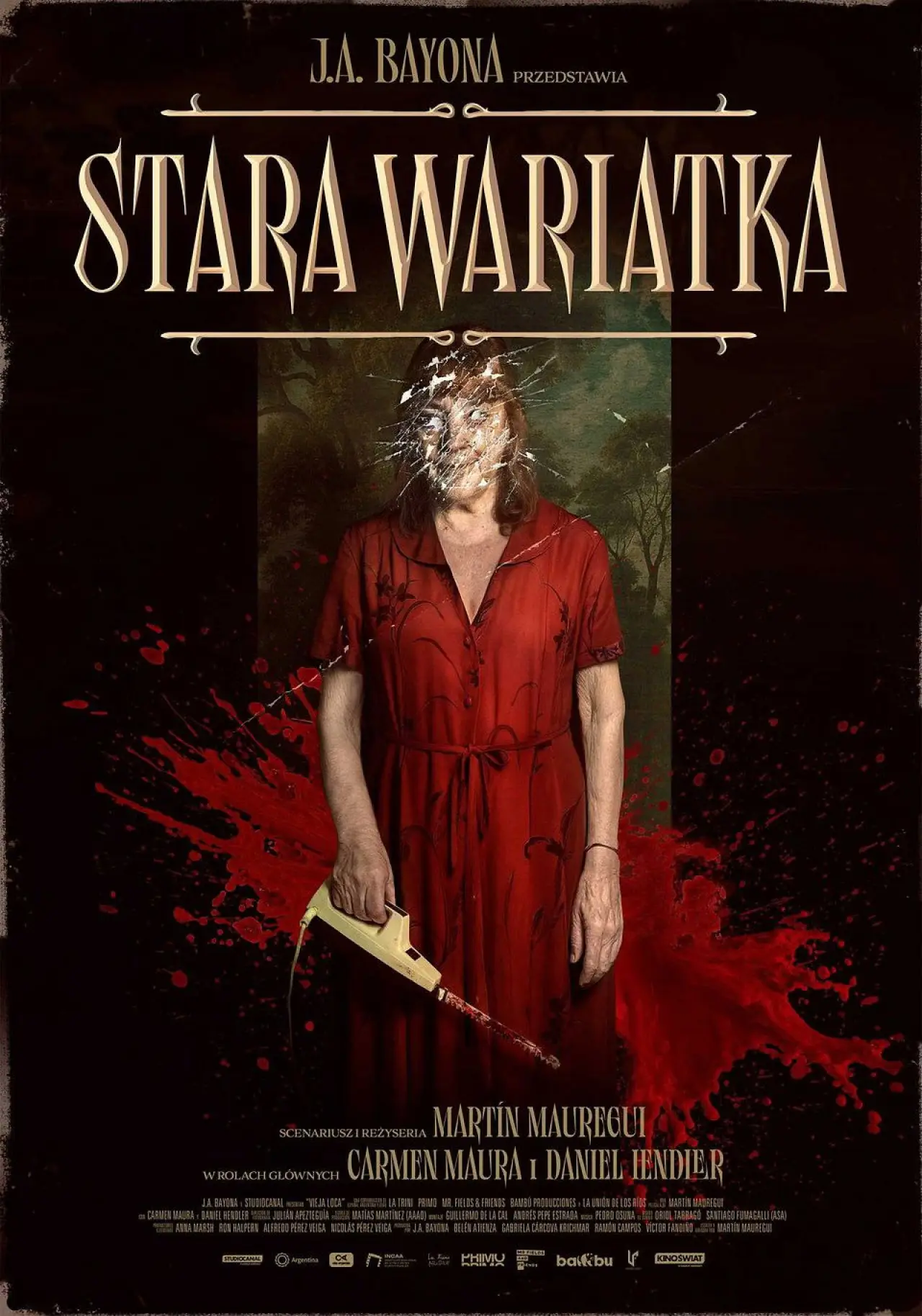 Plakat filmowy "Stara wariatka"