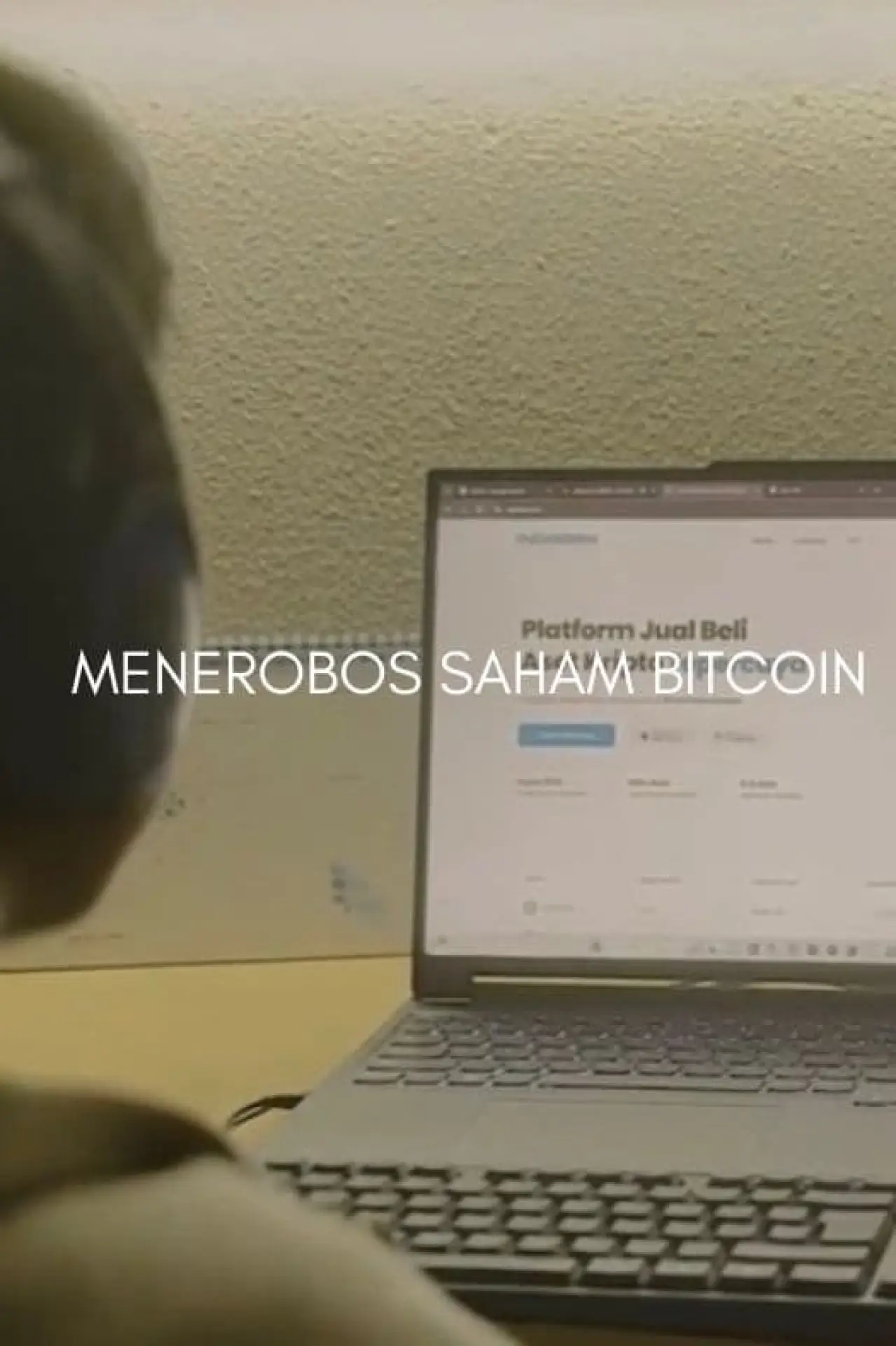 Plakat filmowy "Menerobos Saham Bitcoin"