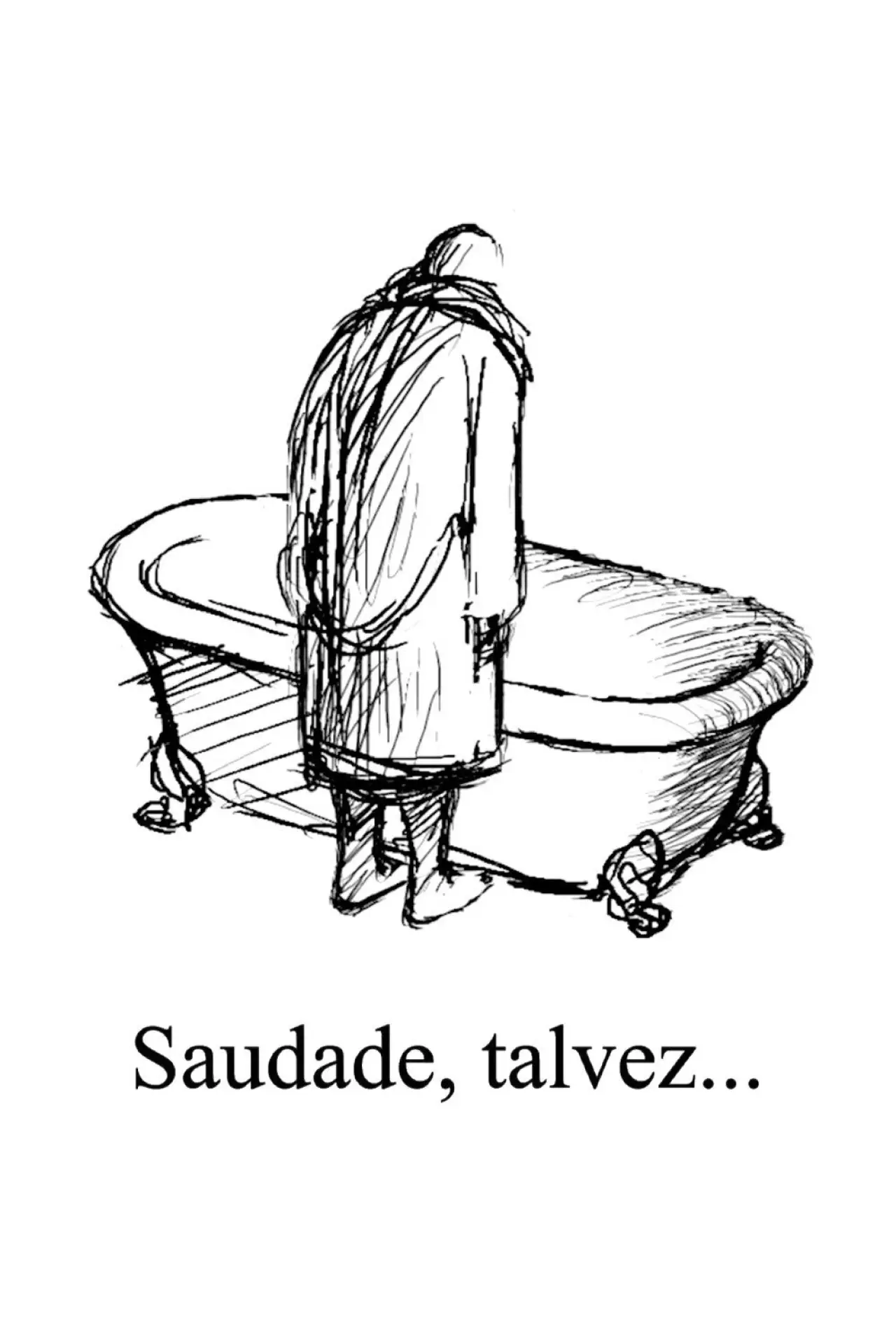 Plakat filmowy "Saudade, talvez…"