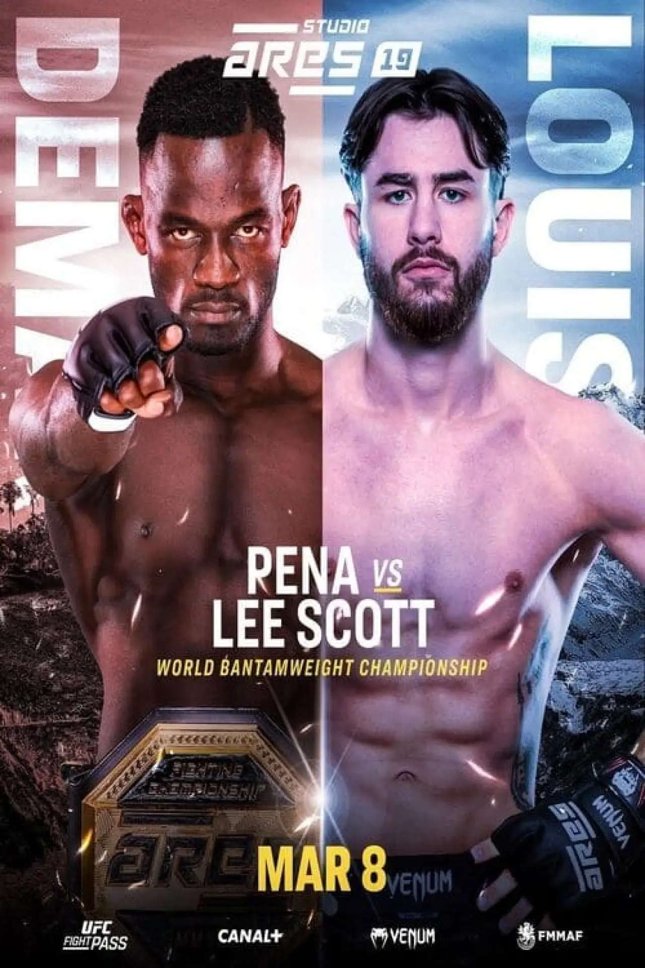 Plakat filmowy "ARES Fighting Championship 19: Pena vs. Lee"