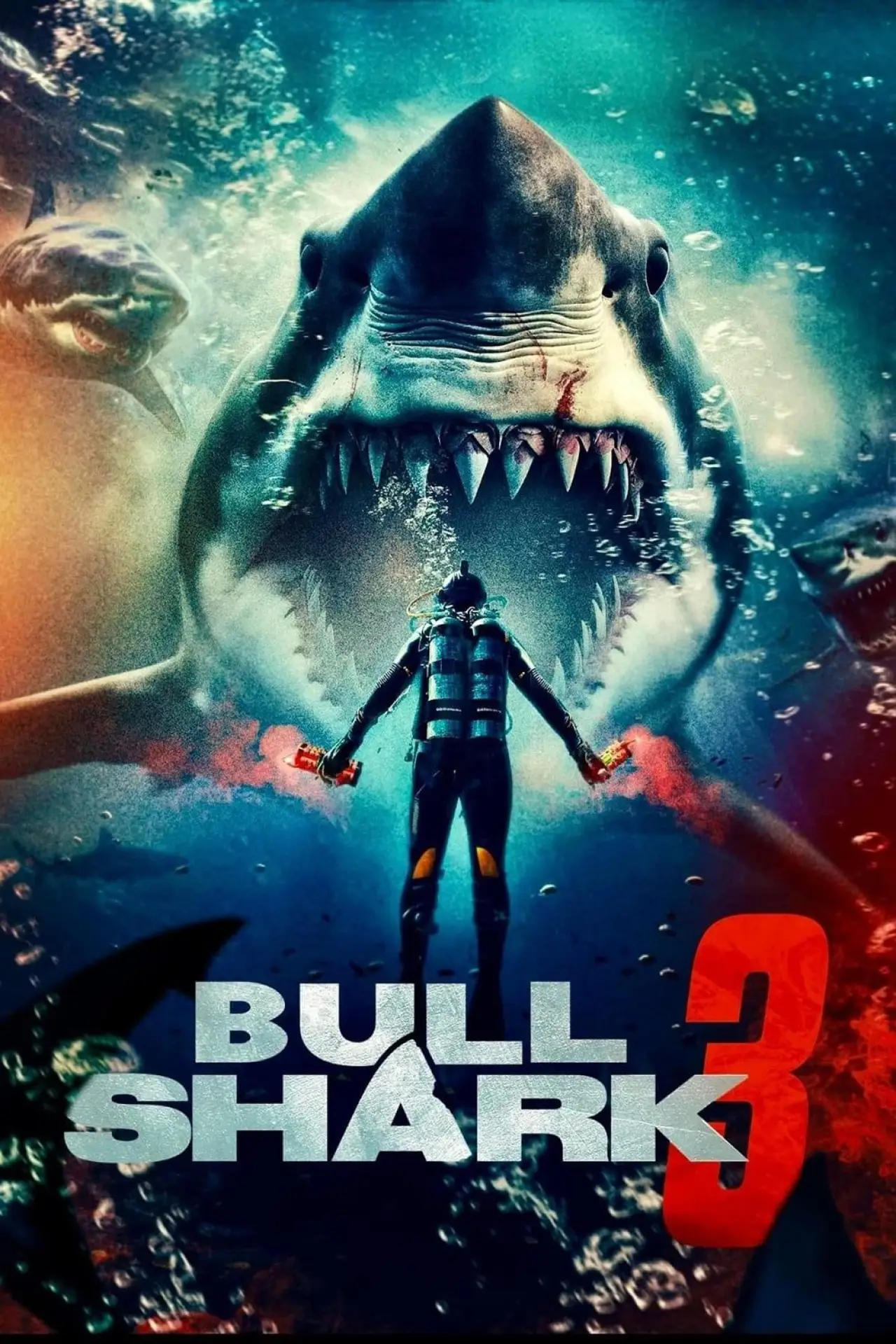 Plakat filmowy "Bull Shark 3"