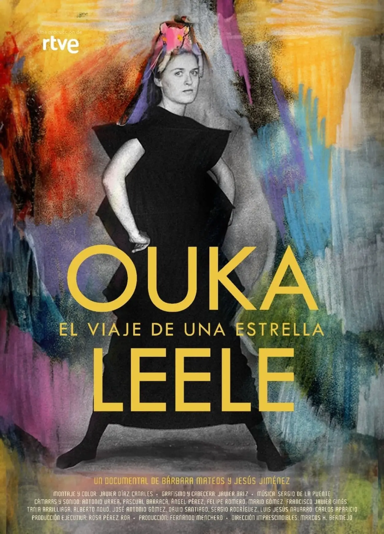 Plakat filmowy "Ouka Leele. El viaje de una estrella"