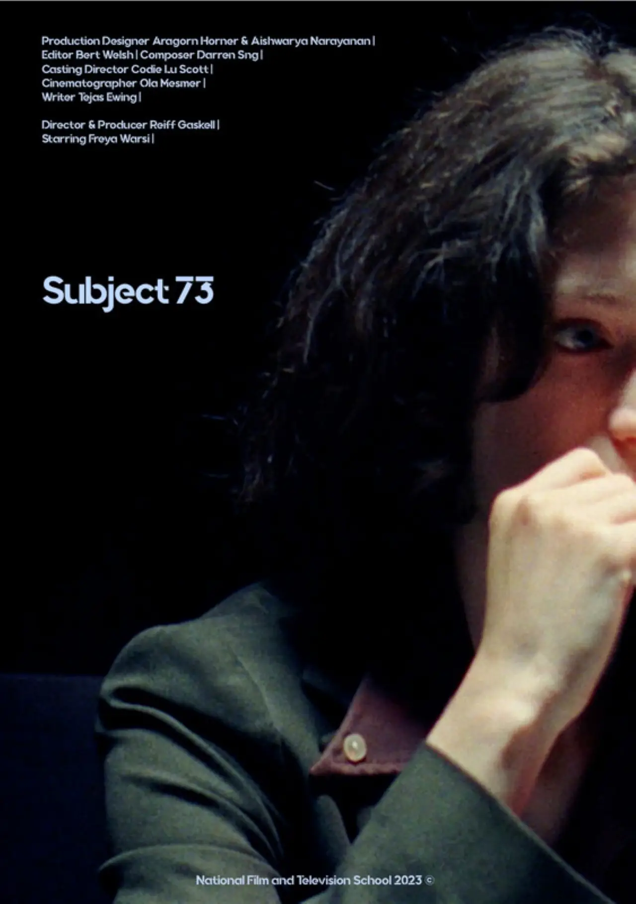 Plakat filmowy "Subject 73"